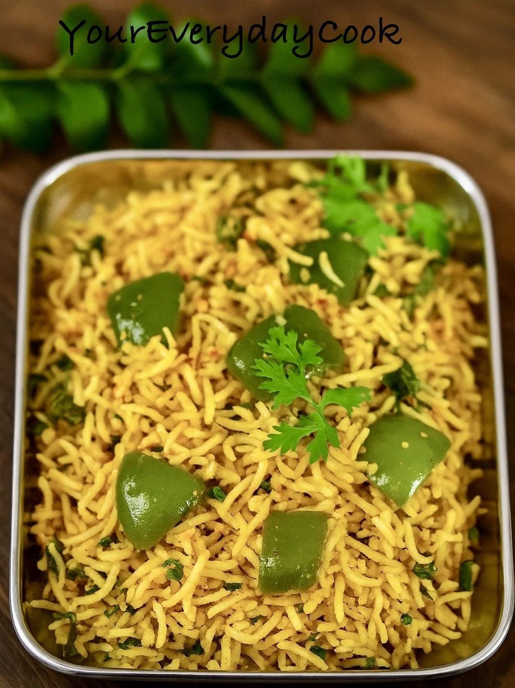 Easy Capsicum Rice Capsicum rice — Your Everyday Cook