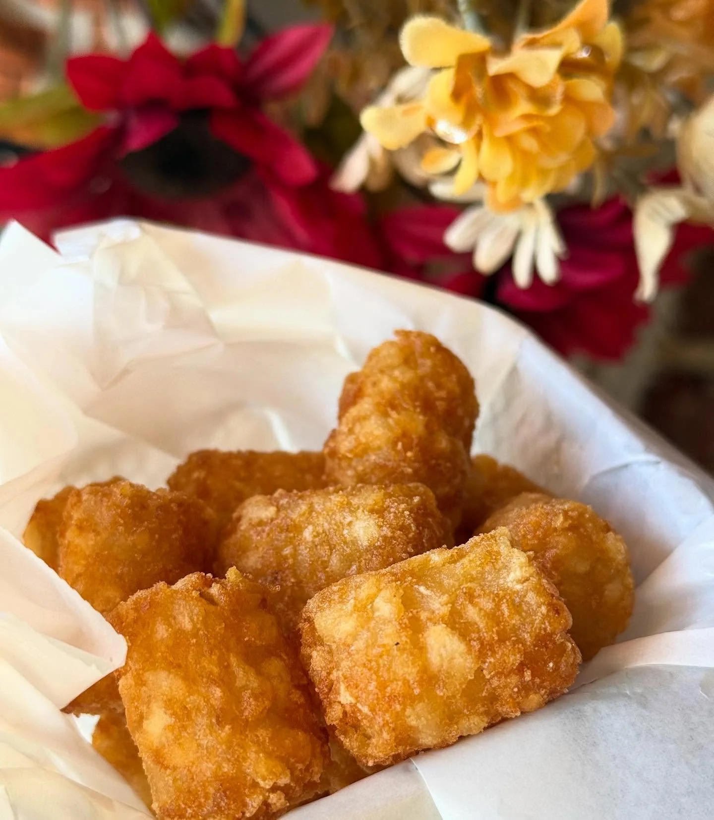 We sure do love them French fried taters (tots)! On special today, happy game day🏈🤘🏽🍁