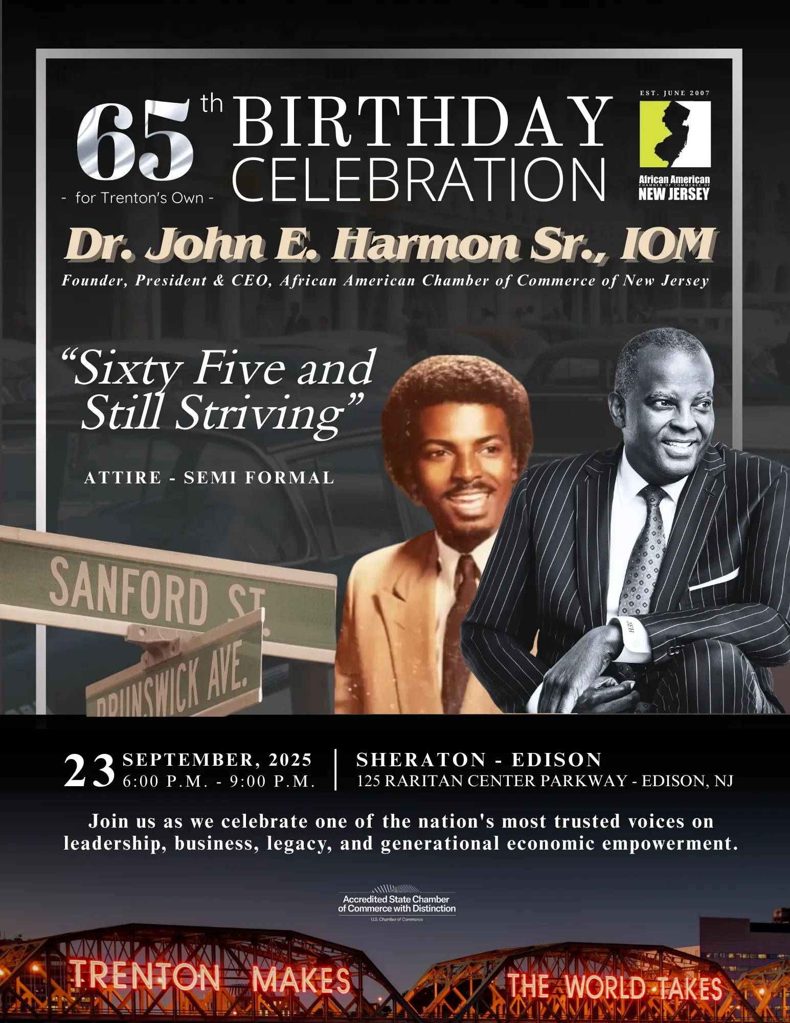 65th Birthday Celebration of Dr. John E. Harmon Sr.