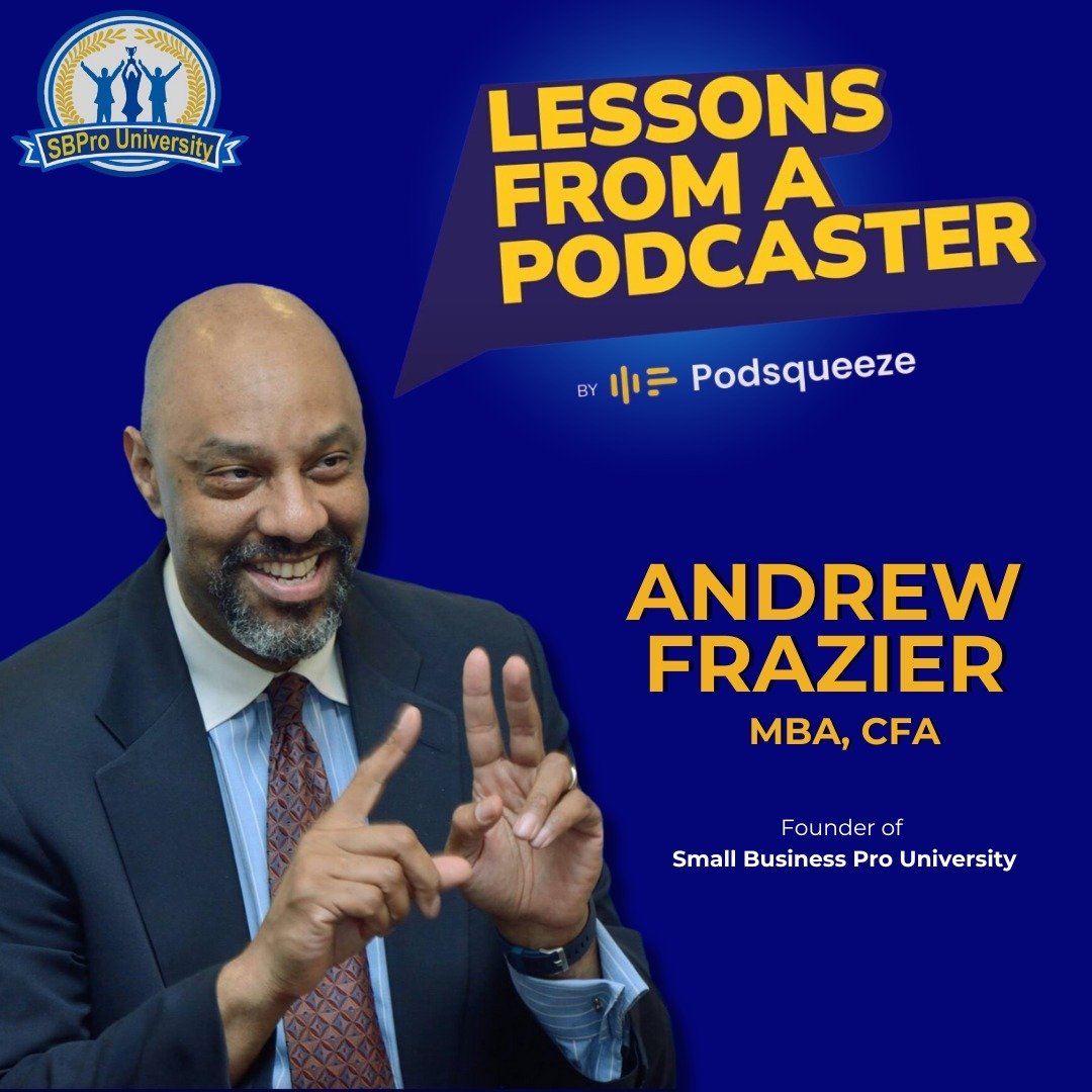 Want to know how I manage to do a live show while Bleeding?

Watch it here on the latest &quot;Lessons from a Podcaster&quot; episode and get insider tips on live podcast production, content repurposing, and how podcasting can sharpen your communicat