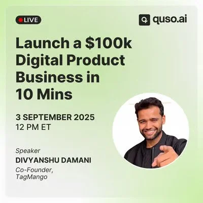 Launch a $100k Digital Product Business in 10 Mins