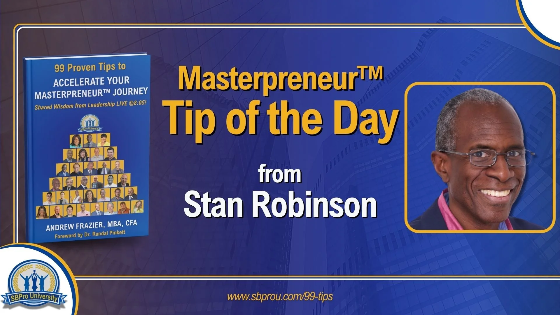 Expert Tips from Stan Robinson