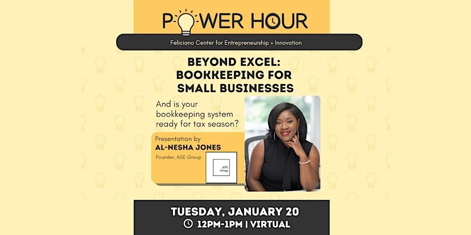 Power Hour with FCE+I: Bookkeeping for Small Businesses