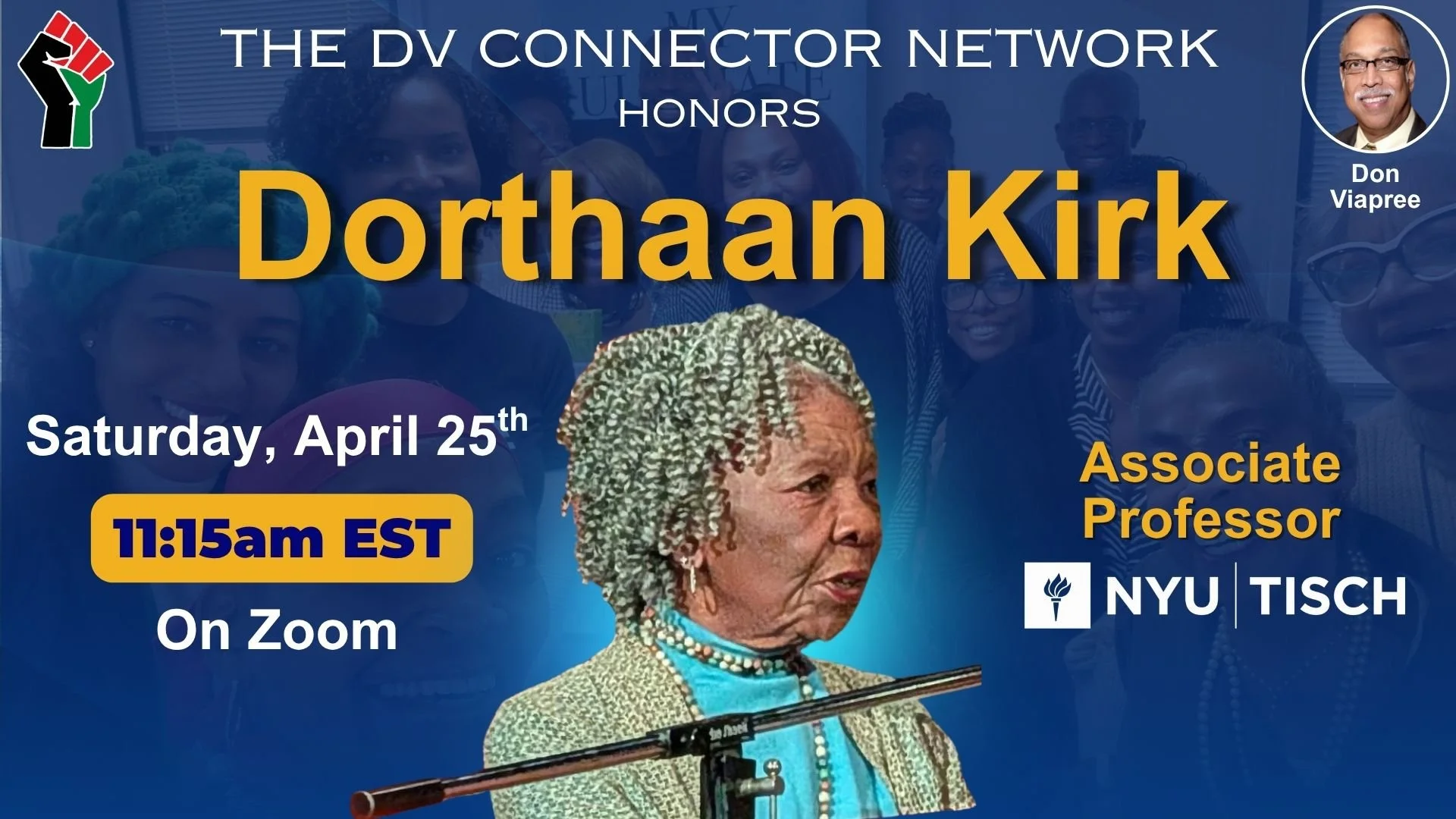 DV Connector Network Honors Dorthaan Kirk (Via Zoom)