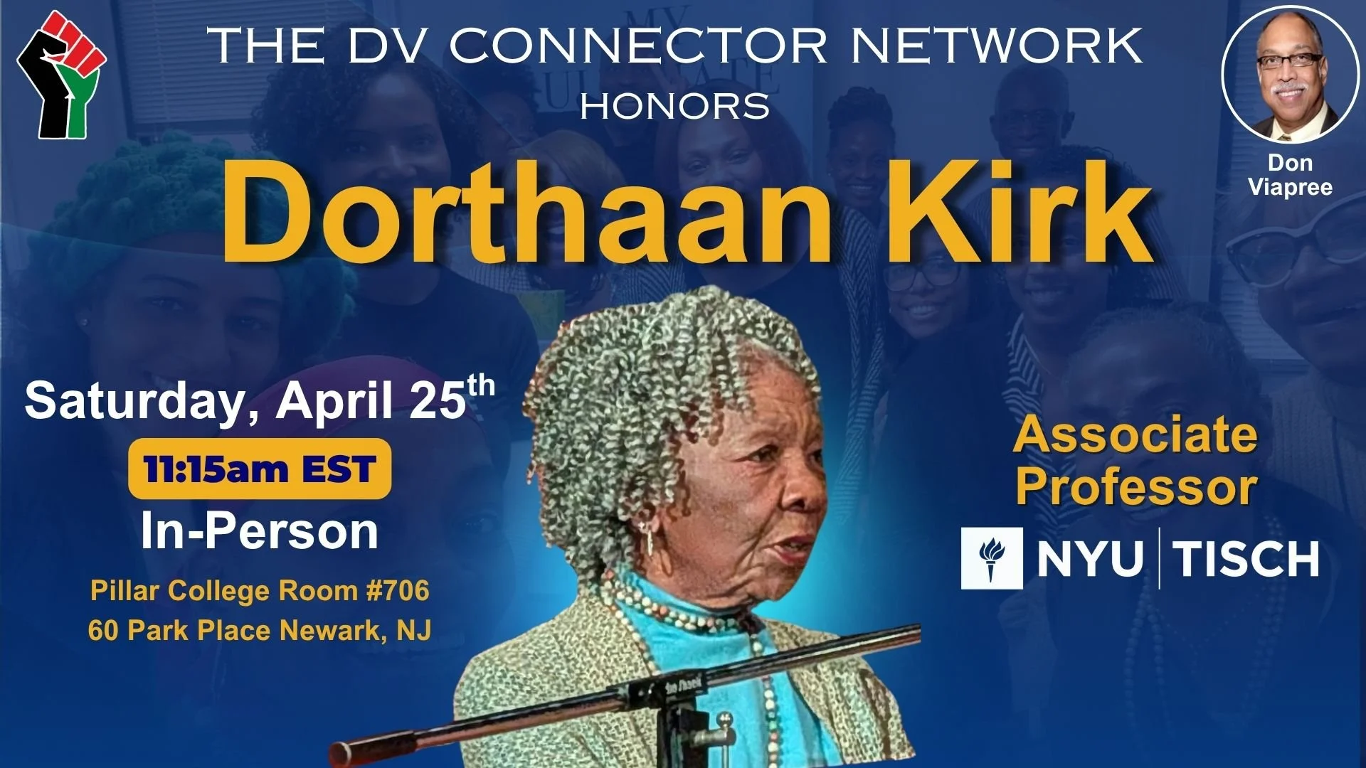 DV Connector Network Honors Dorthaan Kirk (In Person)
