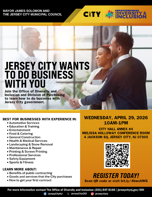Jersey City Wants to do Business With You