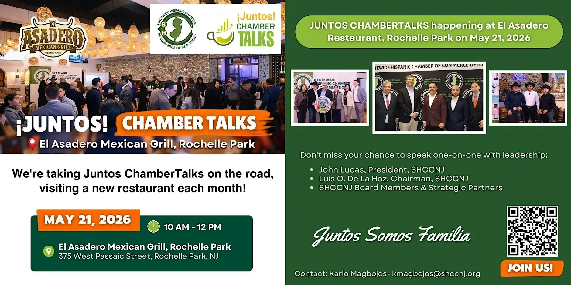 ¡Juntos! Chamber Talks