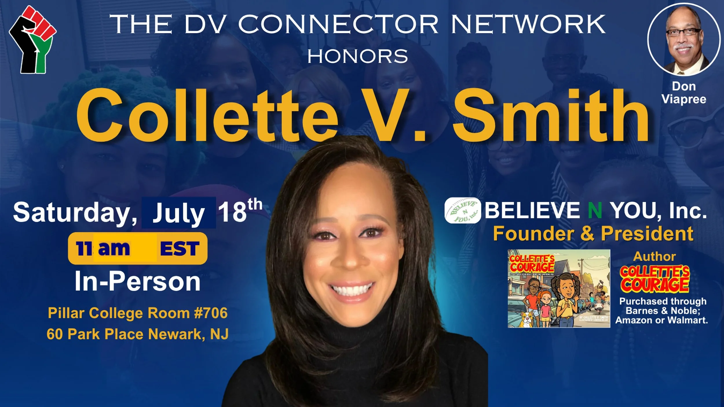 DV Connector Network Honors Colette V. Smith (In Person)