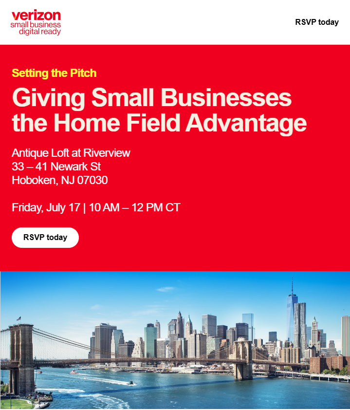 Verizon Small Business "Super Pitch" Grande Finale