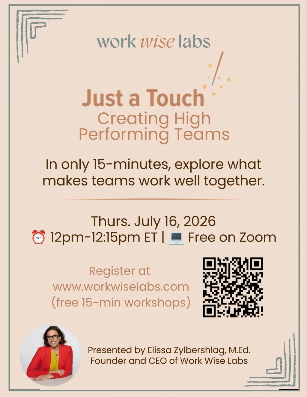 Just a Touch Creating High-Performing Teams