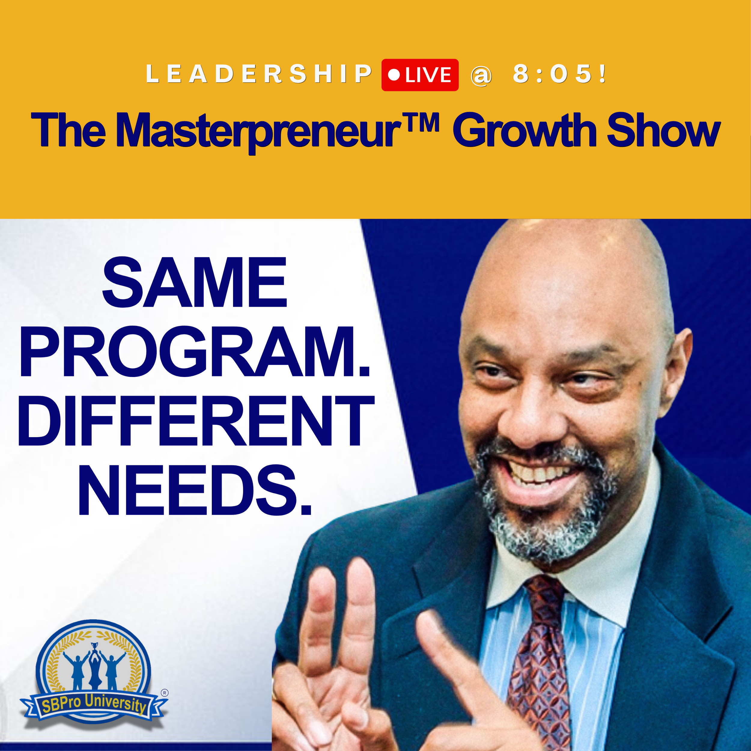 Same Program. Different Needs. with Andrew Frazier, MBA, CFA