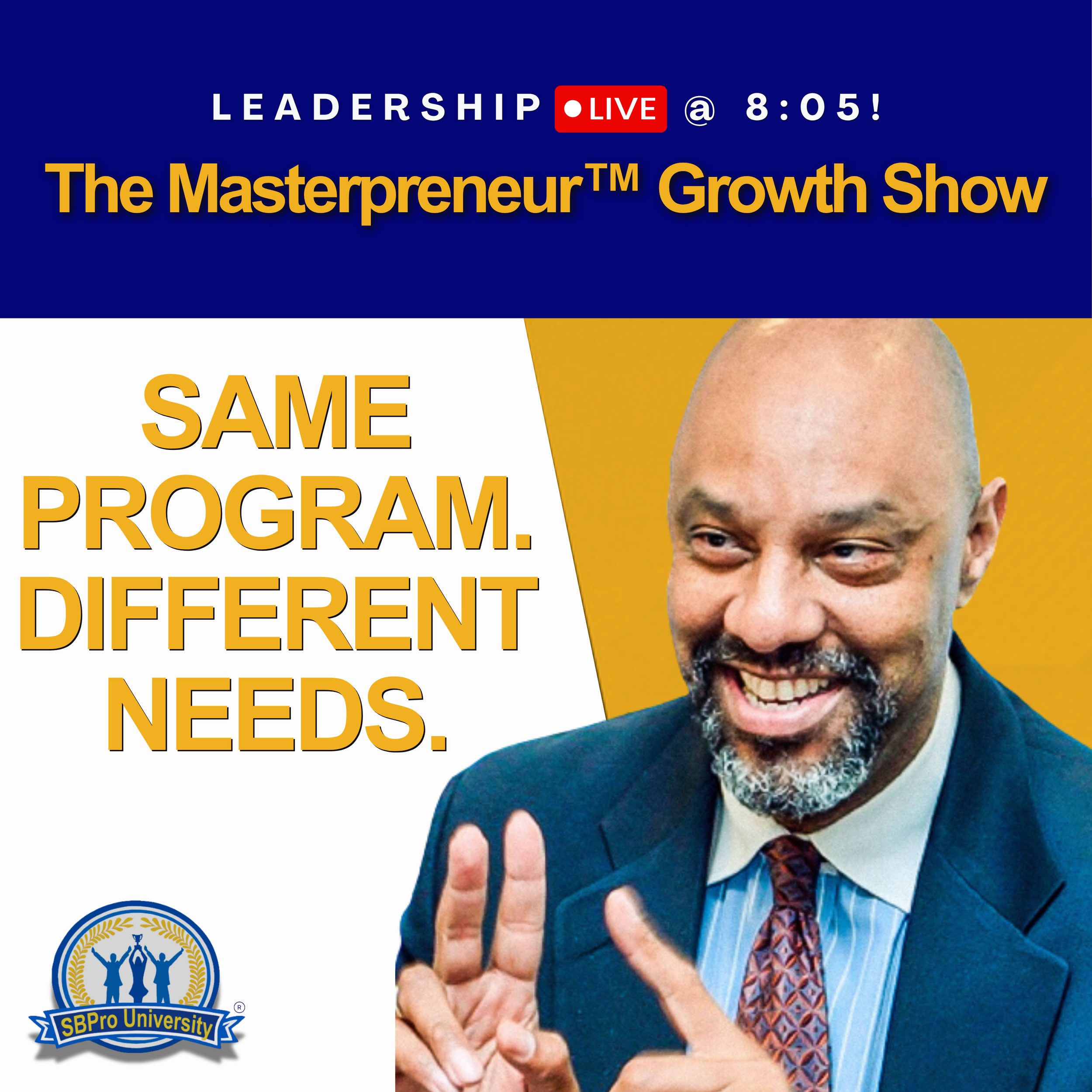 Same Program. Different Needs. with Andrew Frazier, MBA, CFA