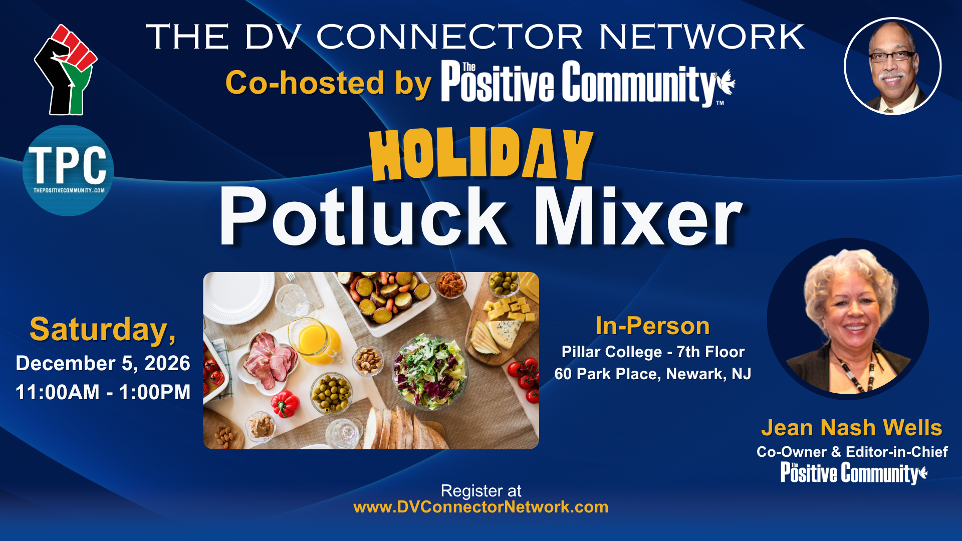 DVCN Holiday Mixer Co-hosted by The Positive Community (In-Person)