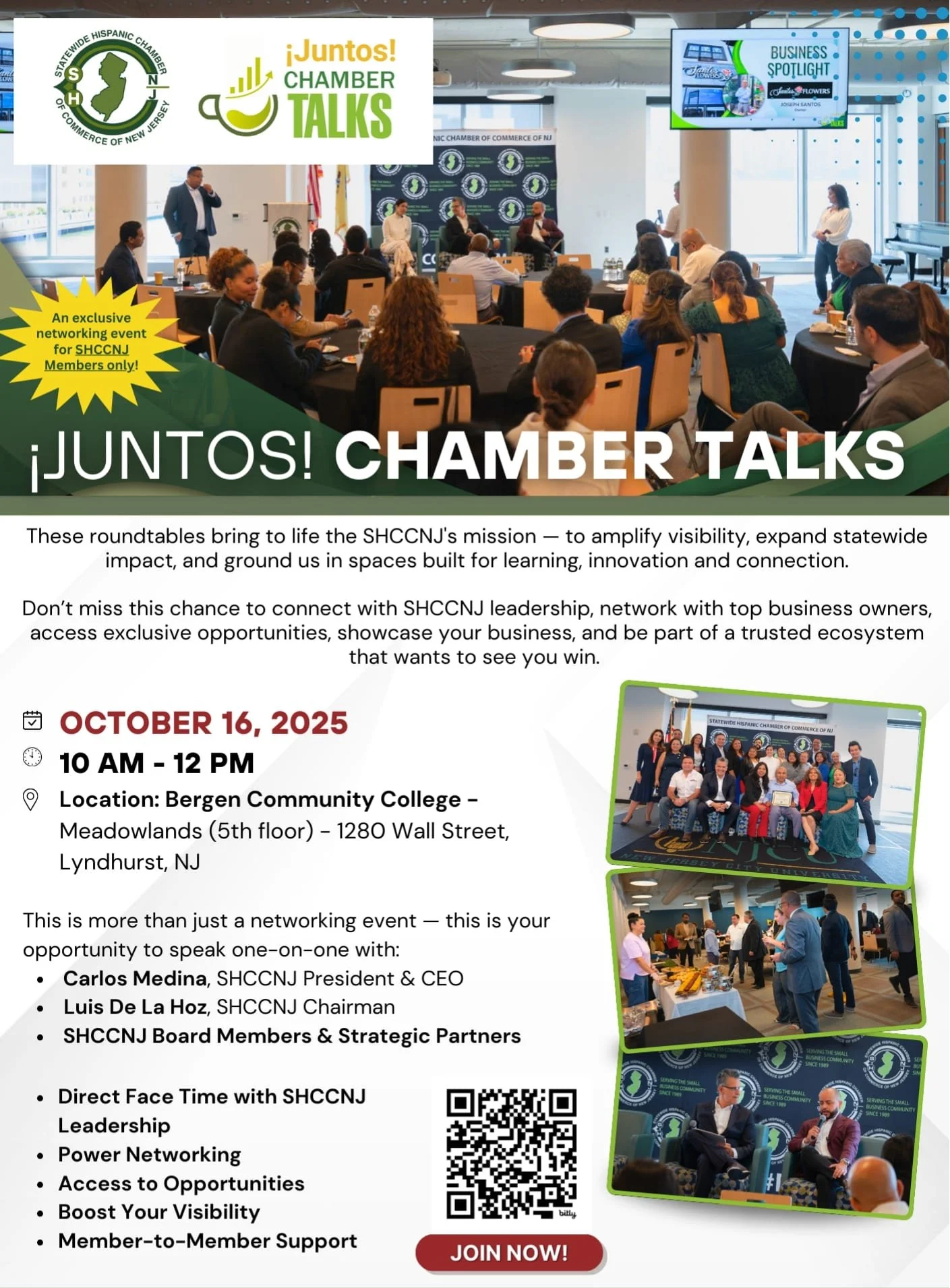 ¡Juntos! Chamber Talks