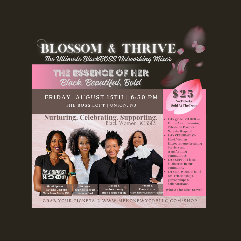 Blossom & Thrive BlackBOSS Networking Mixer
