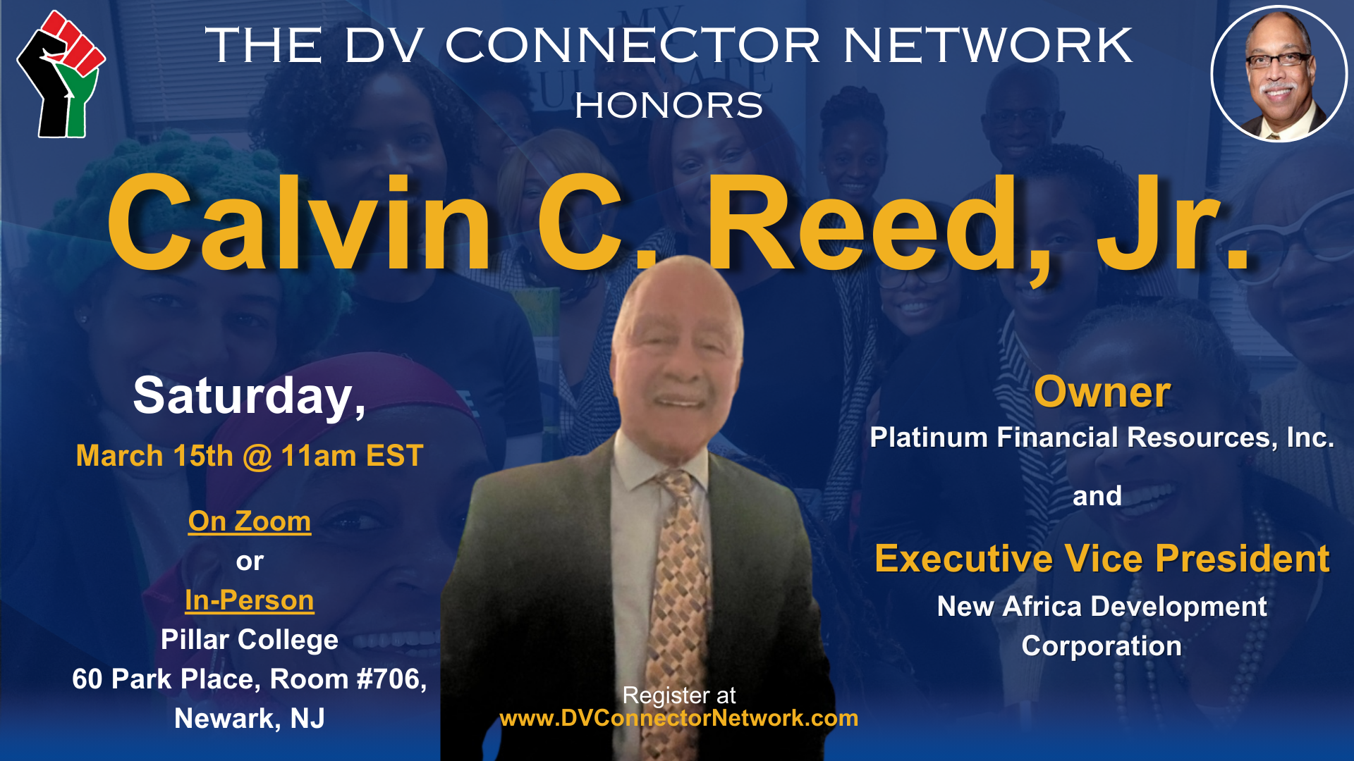 DVCN Honors Calvin Reed — Small Business Pro University