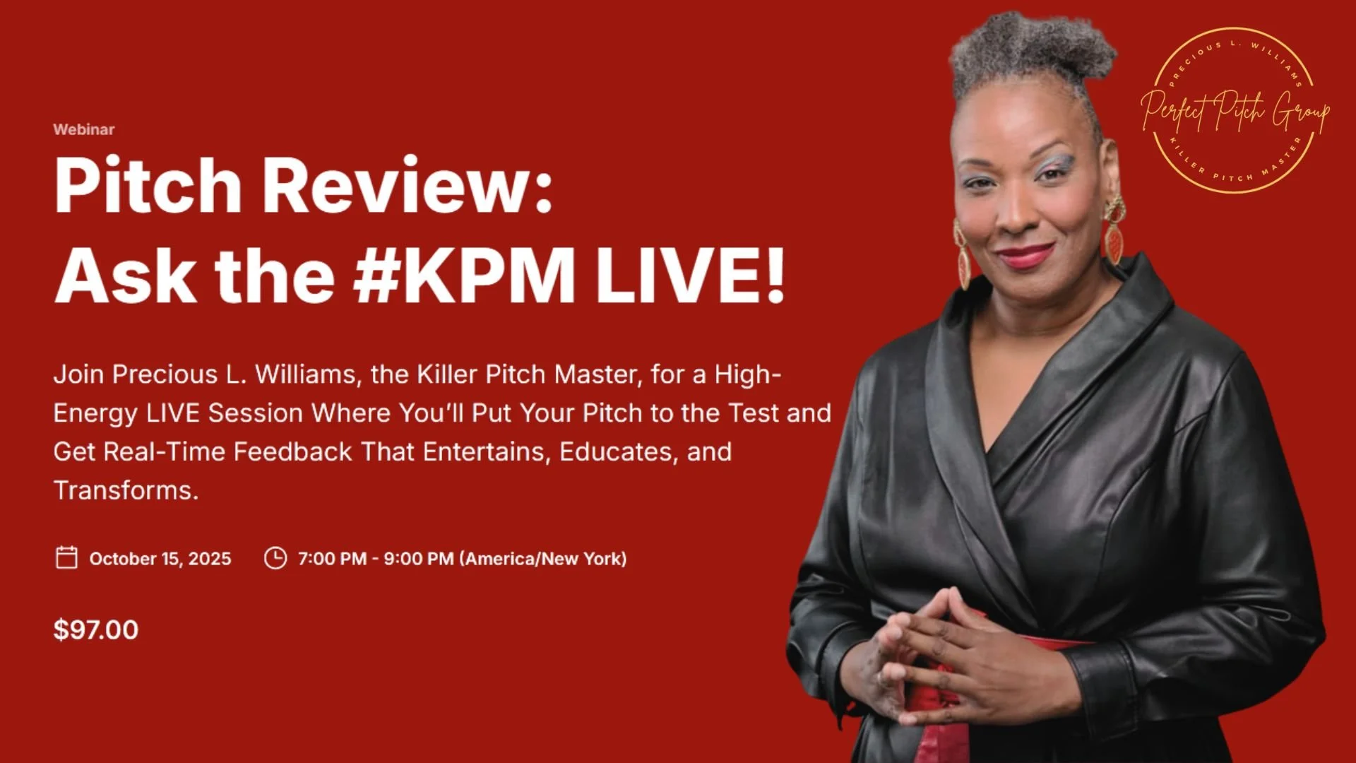 Pitch Review: Ask the #KillerPitchMaster LIVE!
