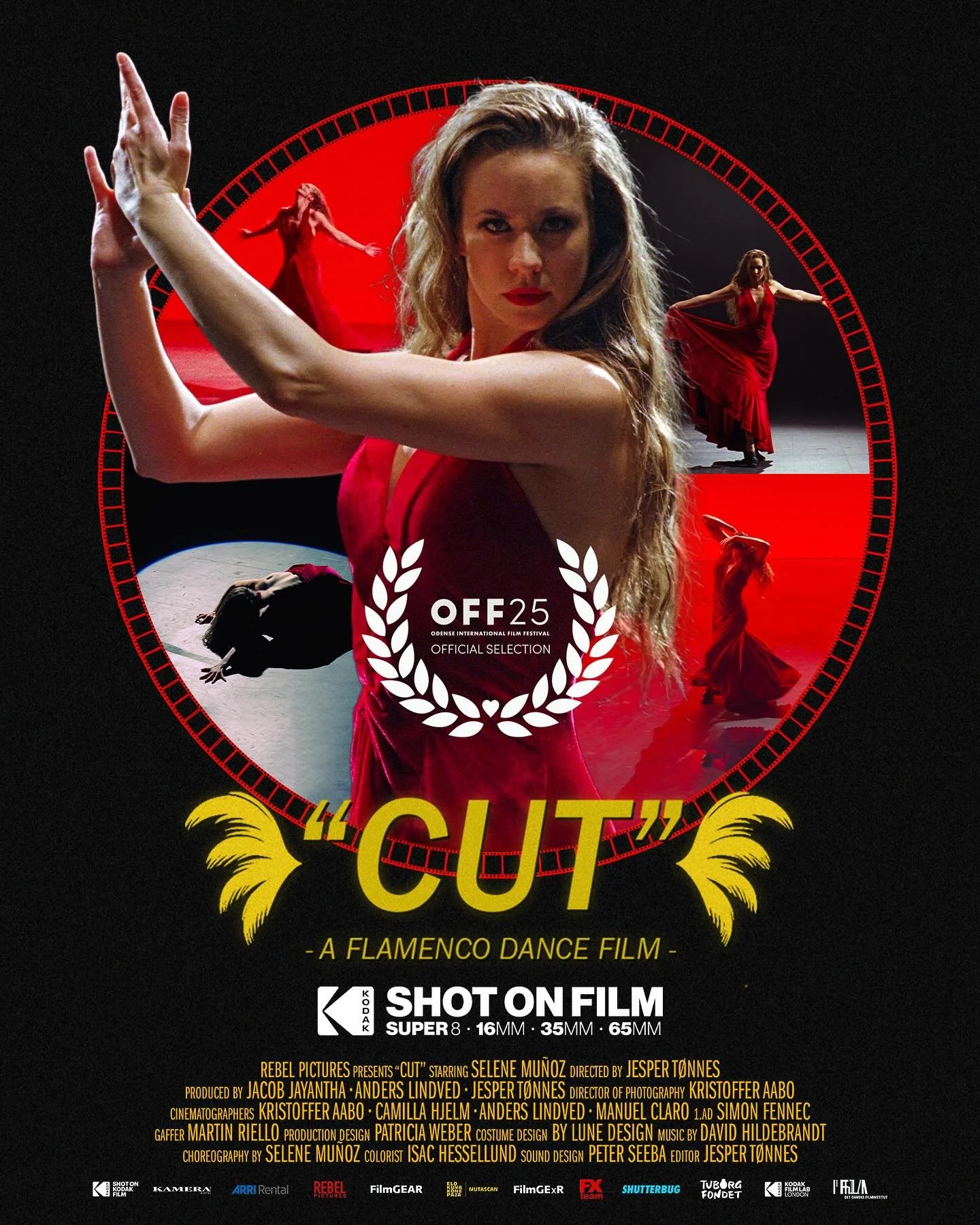 YES! CUT has been selected for Odense Film Festival 2025! @odensefilmfestival - It’s an incredible honor to see our little dance film take its place at Denmark’s biggest film festival – and a perfect finale to CUT’s festival j