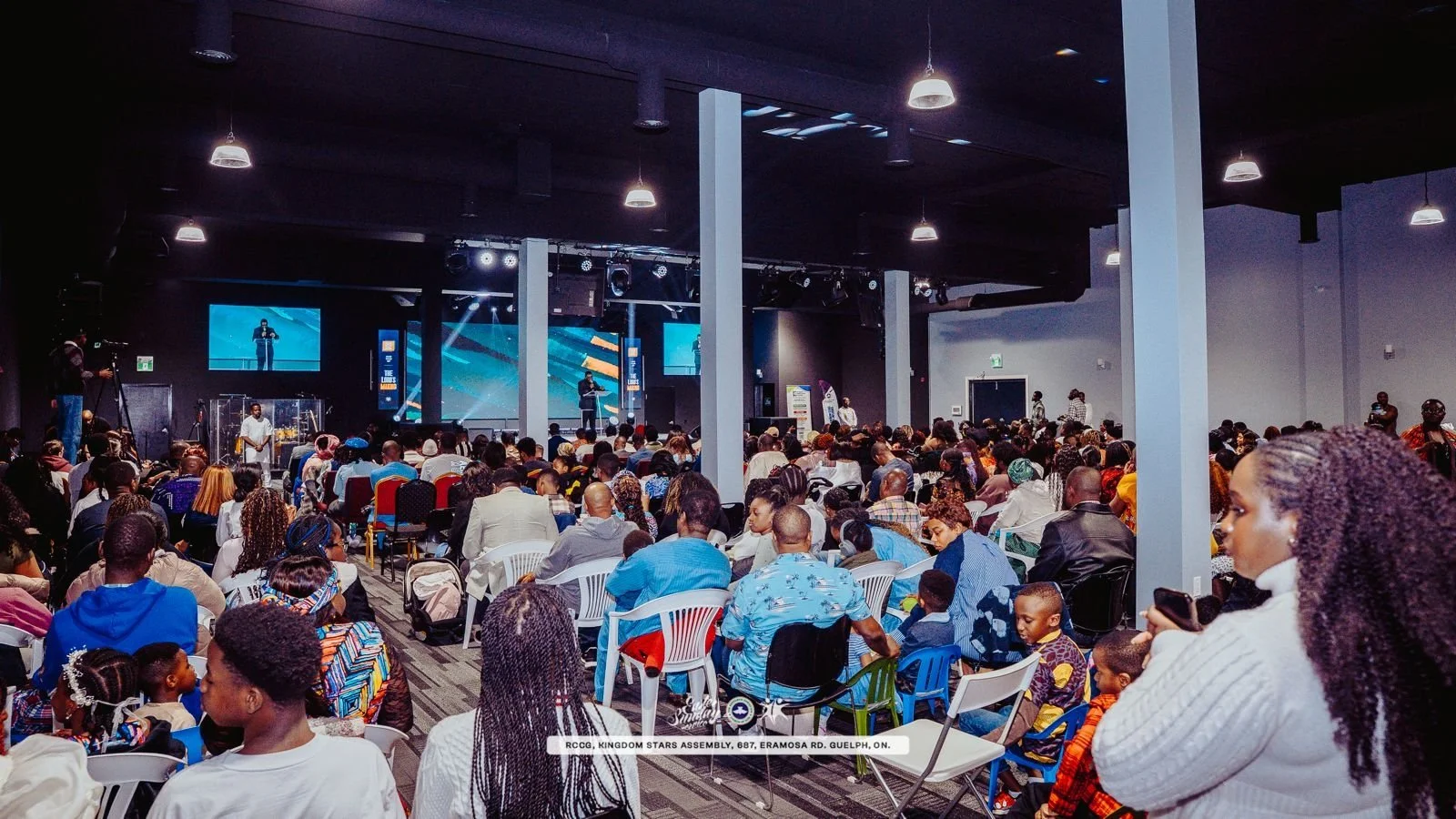 Worship space at Kingdom Stars Assembly.