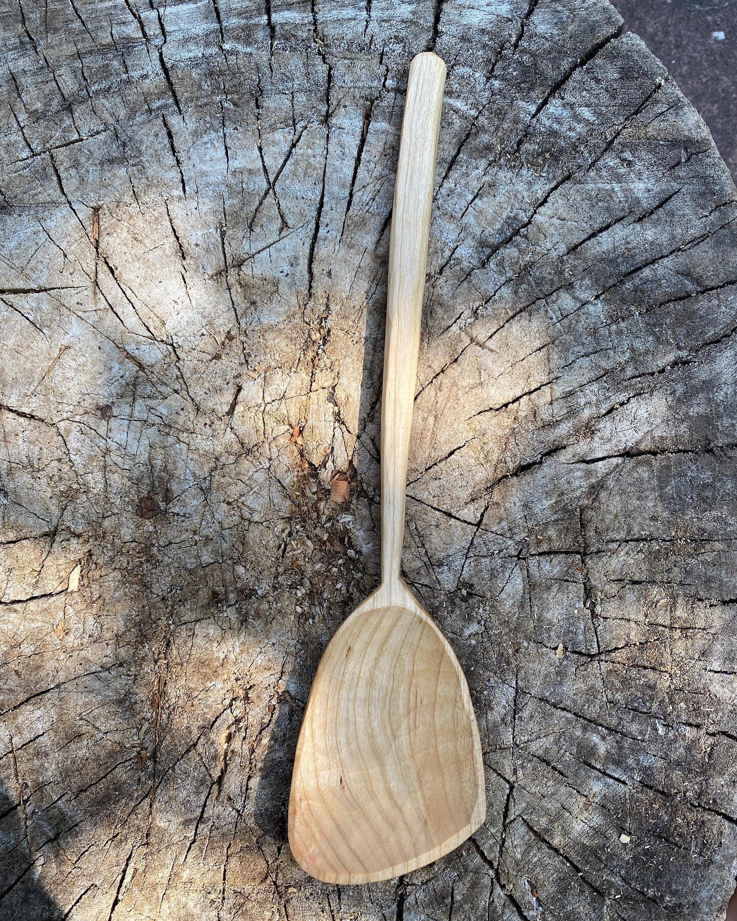 Cherry 🍒spoontula of great magnitude 👍
.
.
.
.
.
.
.
#sloyd #woodworking #greenwoodworking #bushcraft #bellingham #sloydwoodworking #carving #whittling #nature #wildtrees #trees #carve