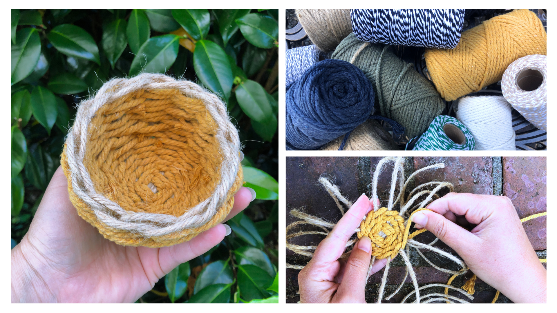 Basketry Workshop - Intro to Twining with Cotton and Jute ($40)