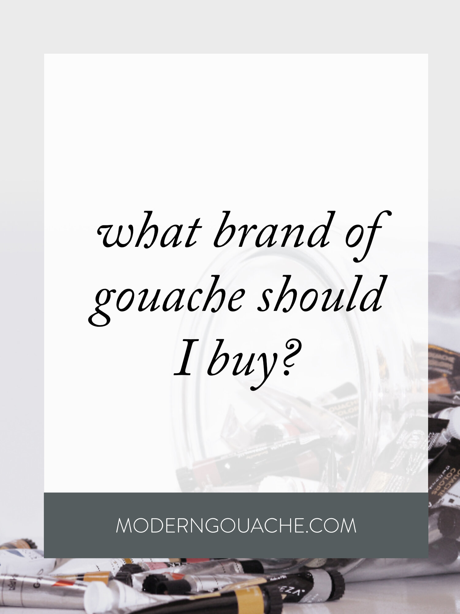What brand of gouache should I buy? — Ruth Wilshaw - Modern Gouache Artist