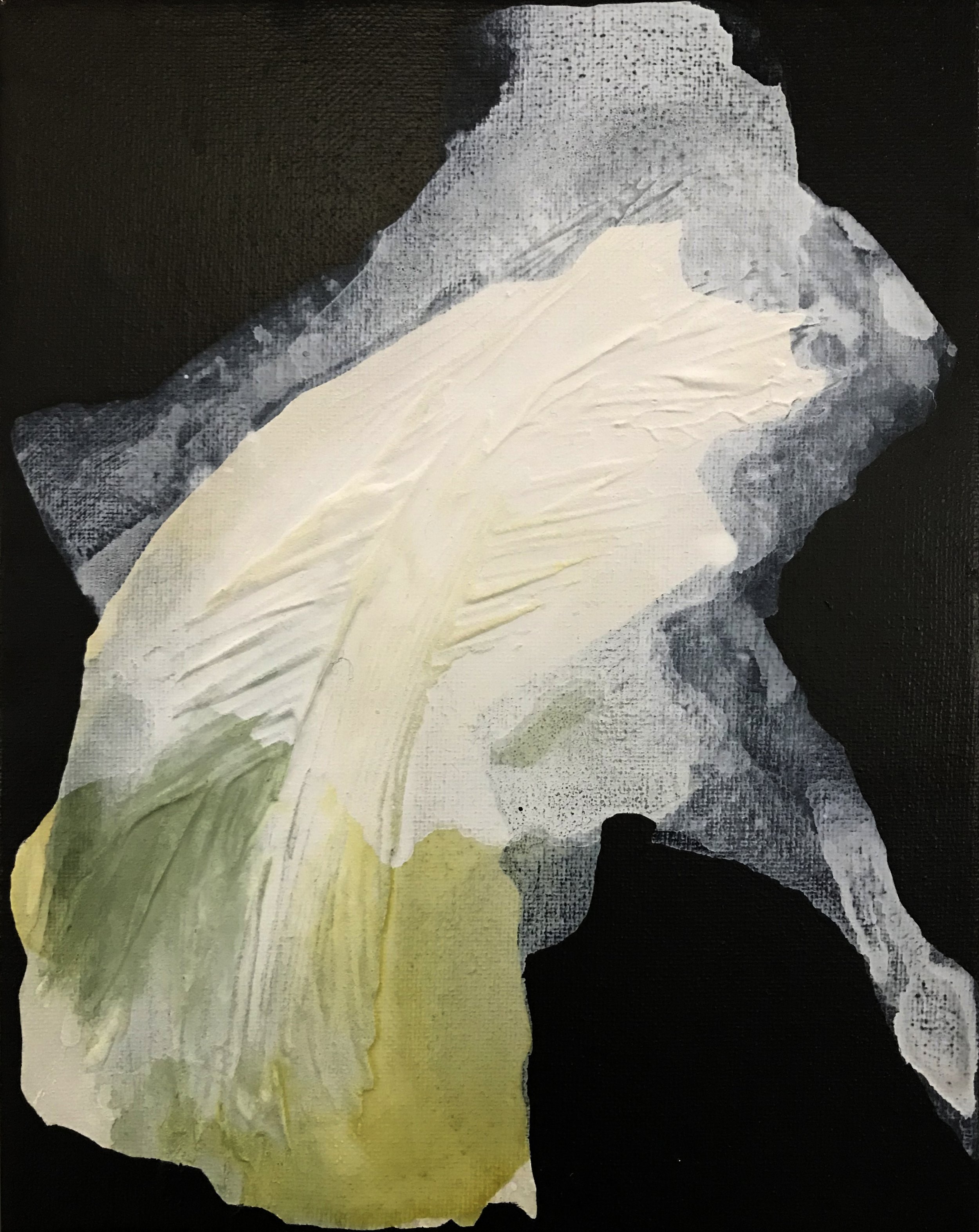 Series #17, Like You, 10" x 8,"  Acrylic, Impasto On Canvas, 2024