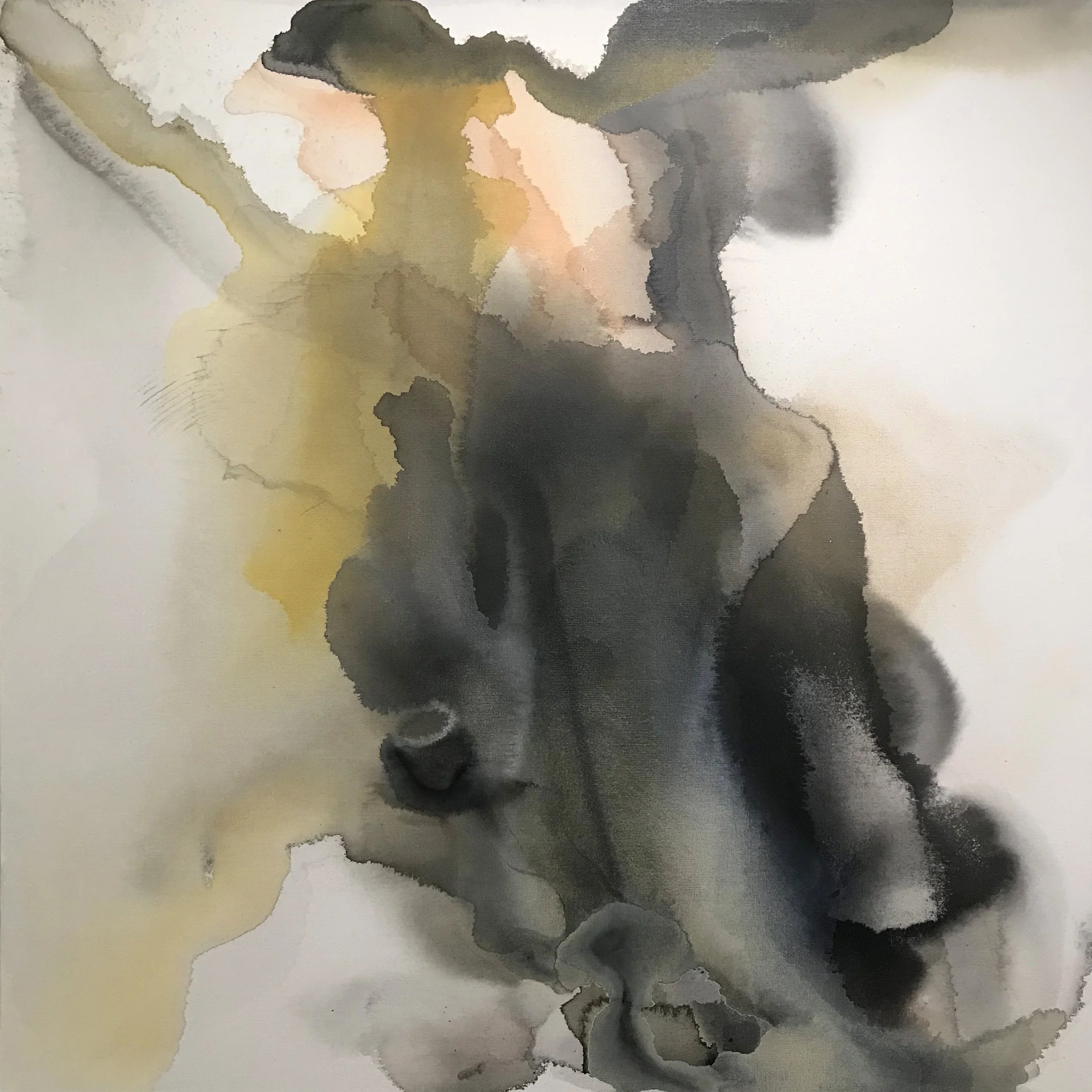 Series 16, Reflections Of My Shadow, 36" x 36,"  Acrylic On Canvas, 2023