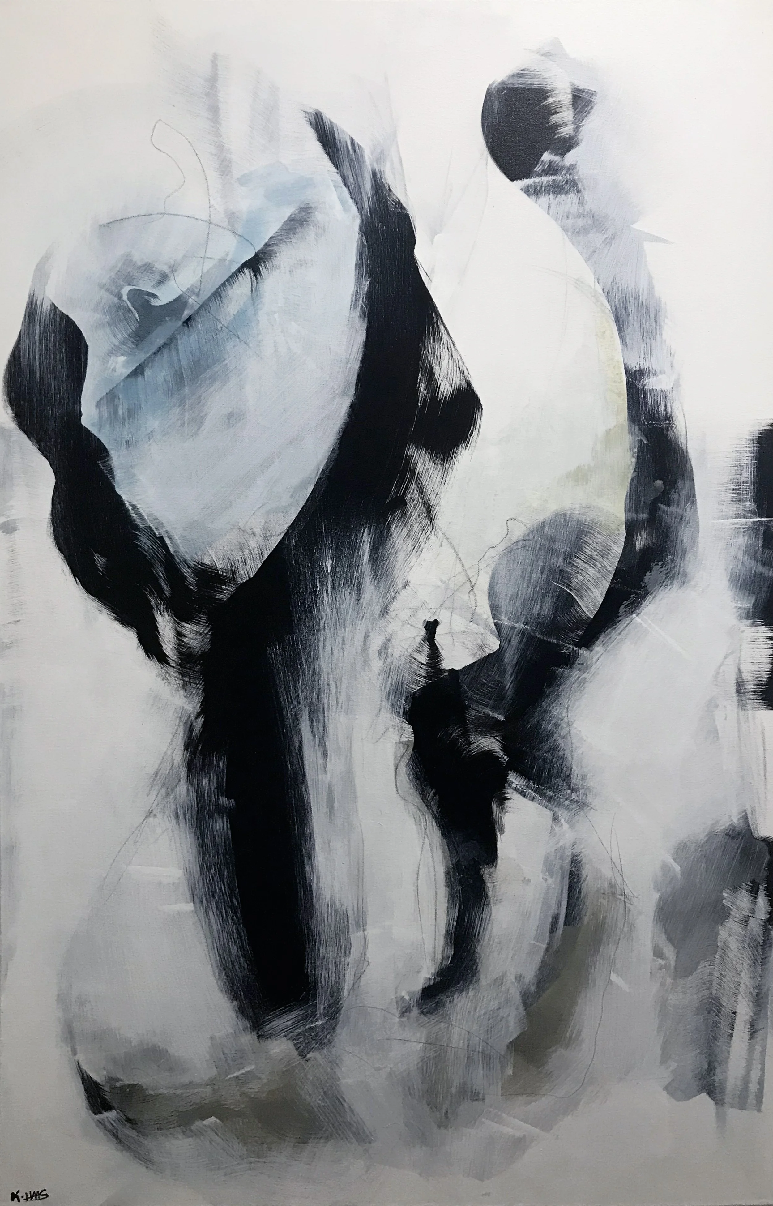 Series #17, Dreamtime, 48" x 30,"  Acrylic On Canvas, 2024