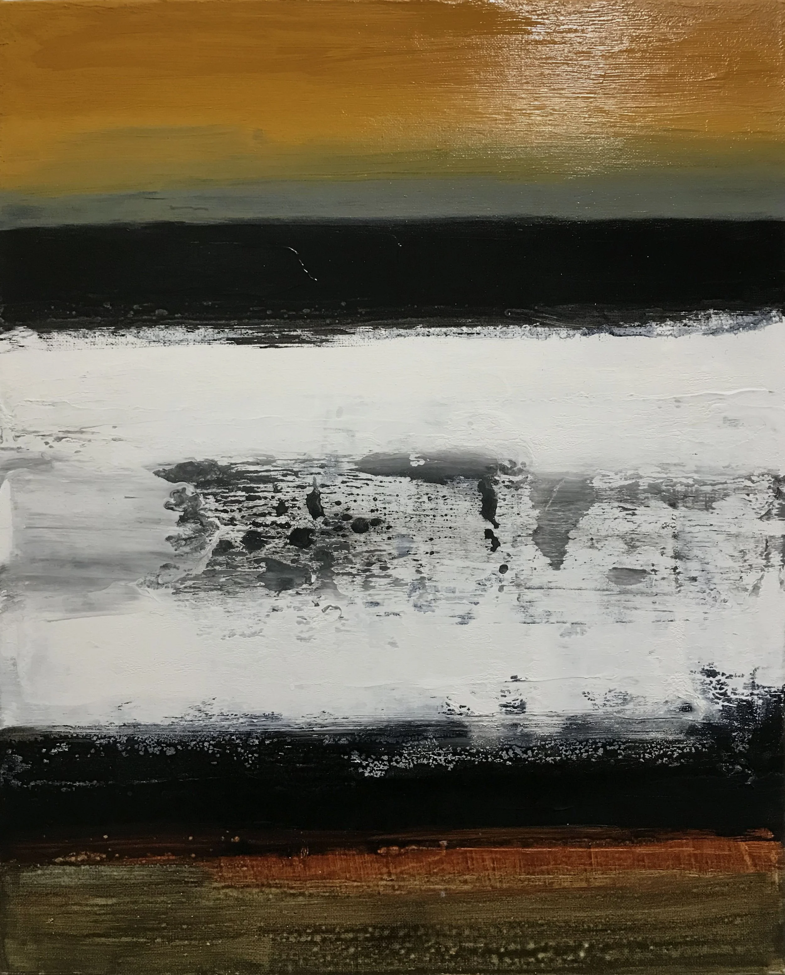 Series 16, Timeless Cast, 20" x 16,"  Acrylic On Canvas, 2023