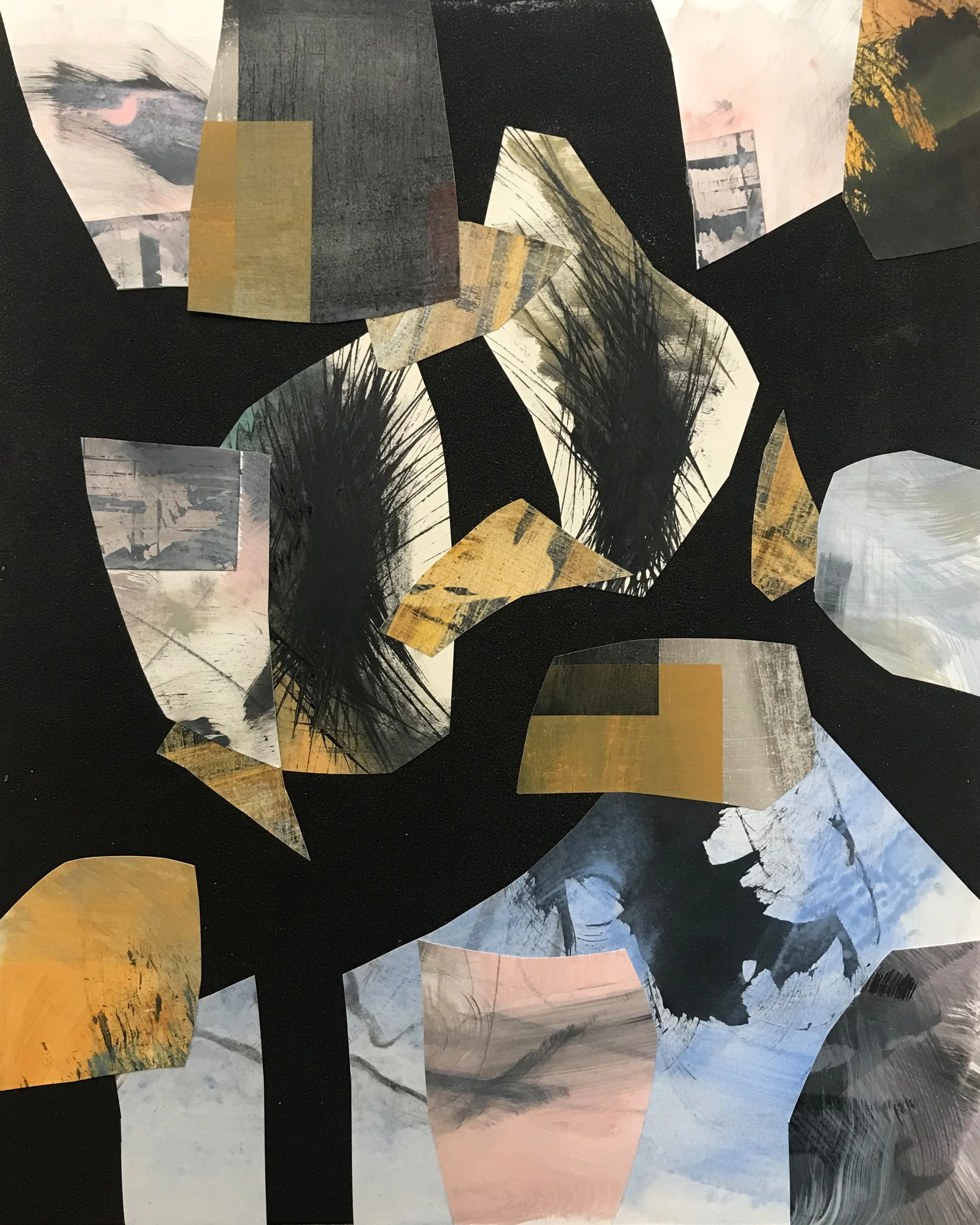  Whisper To Me Gently, 20" x 16," acrylic, sand, mixed media on canvas, 2025