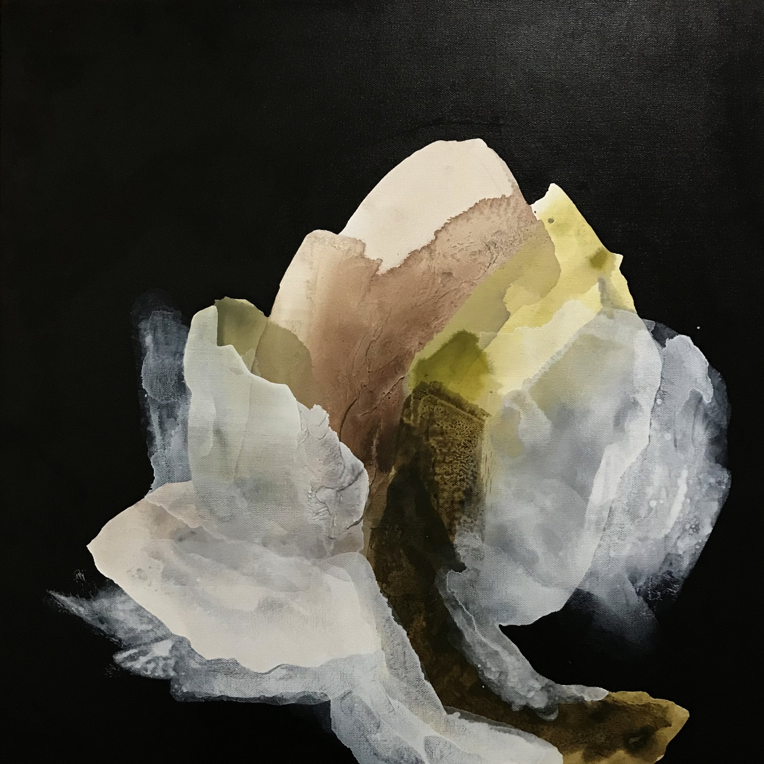 Series #17, Beholden, 24" x 24,"  Acrylic, Impasto On Canvas, 2024