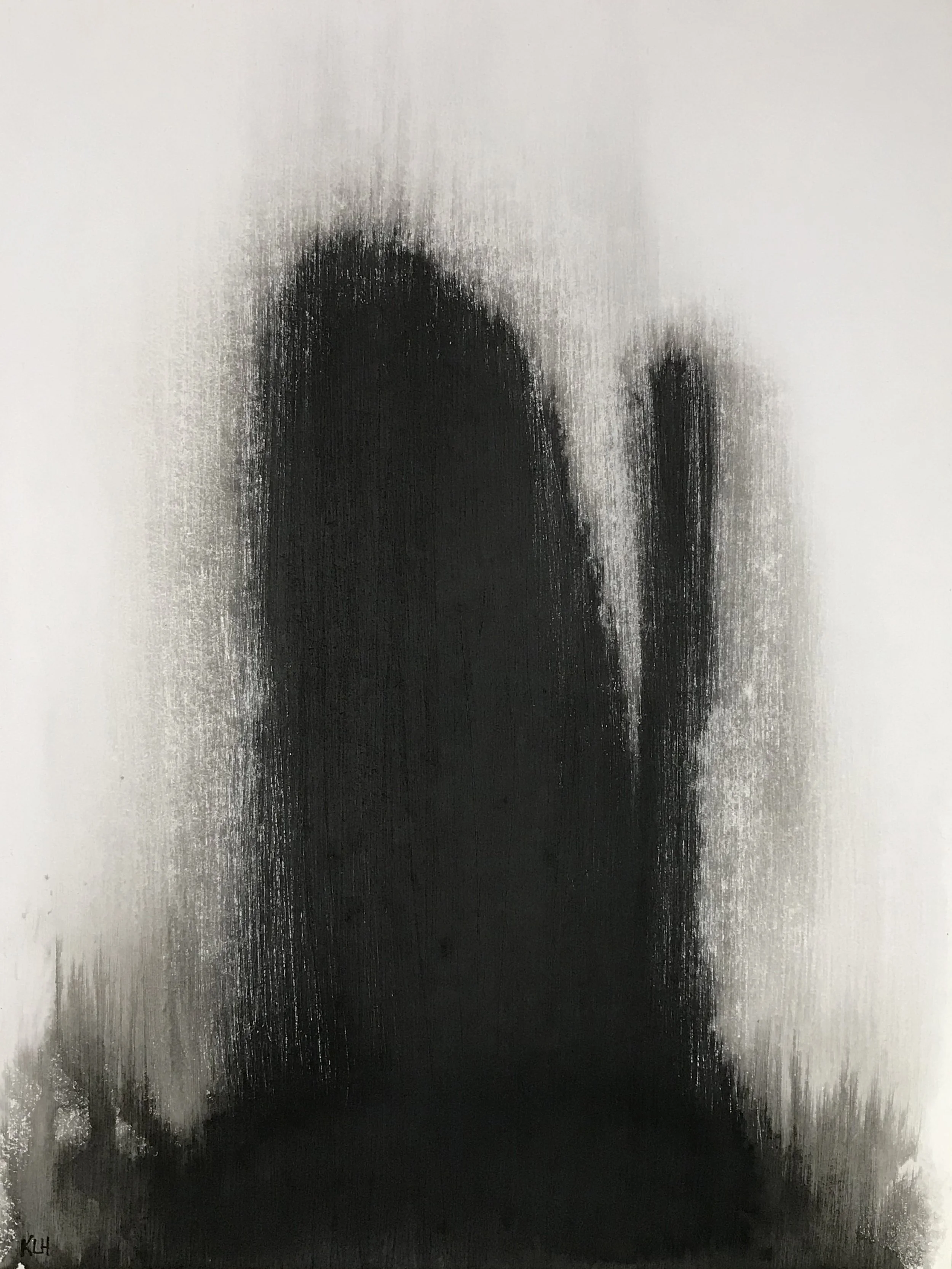 Worn & Torn, #99, 24" x 19,"  Ink On Paper, 2021