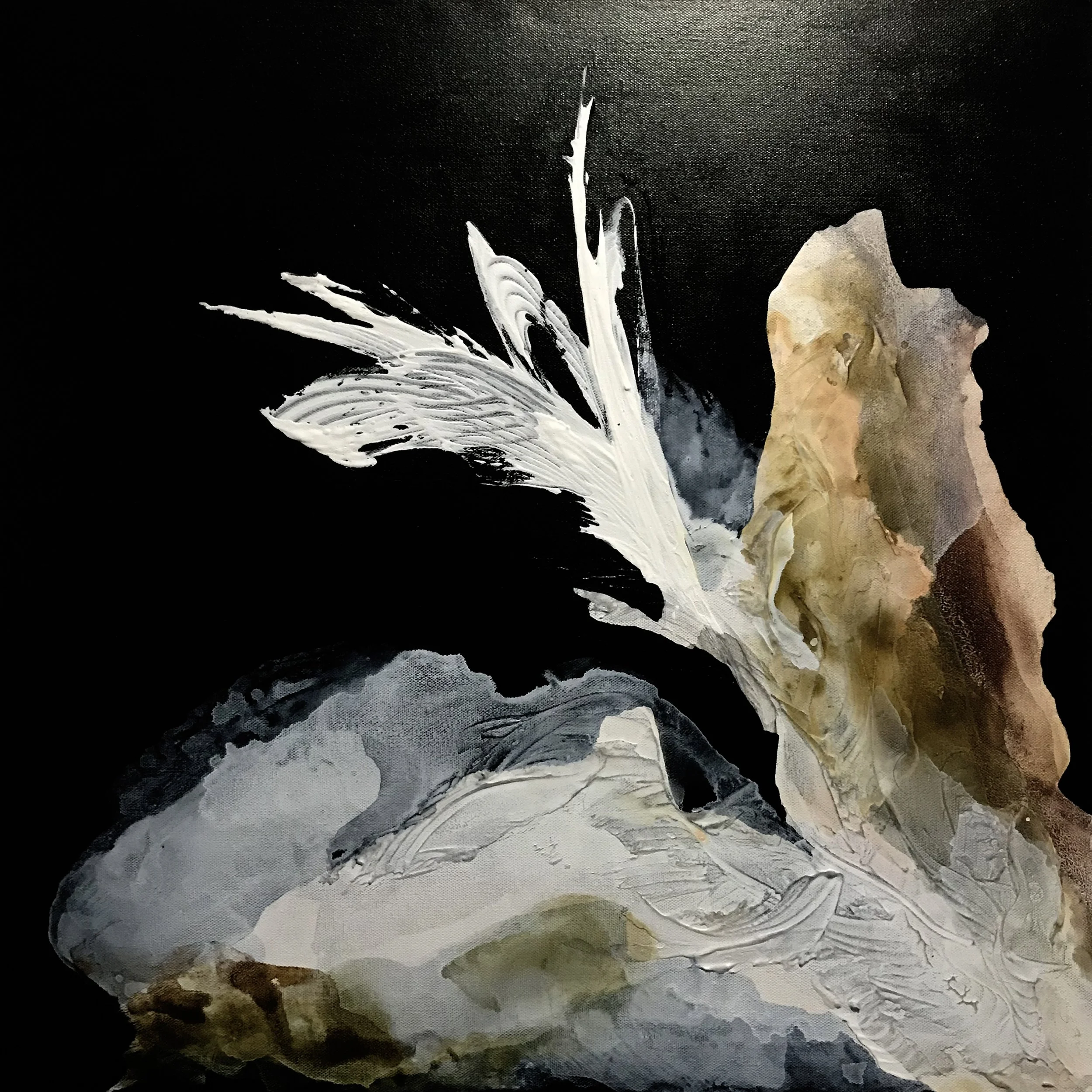 Series #17, Always, 24" x 24,"  Acrylic, Impasto On Canvas, 2024