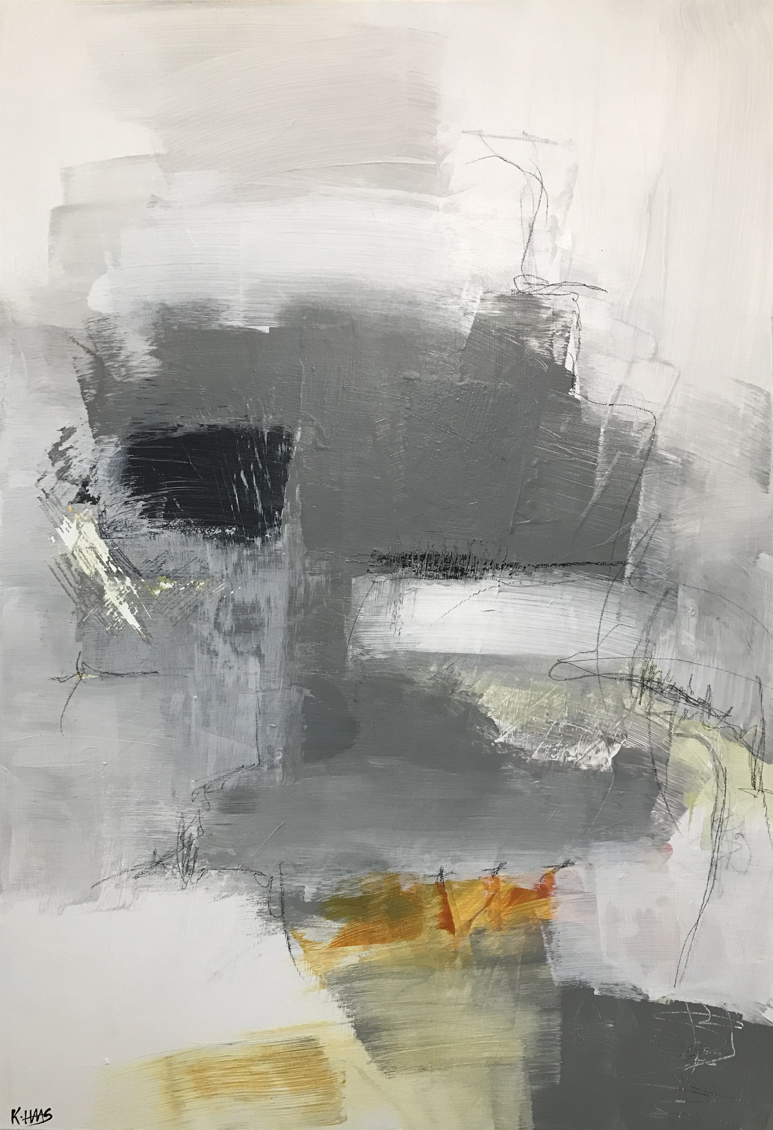 Subjugation Of Spirit, 36" x 24," acrylic on canvas, 2025