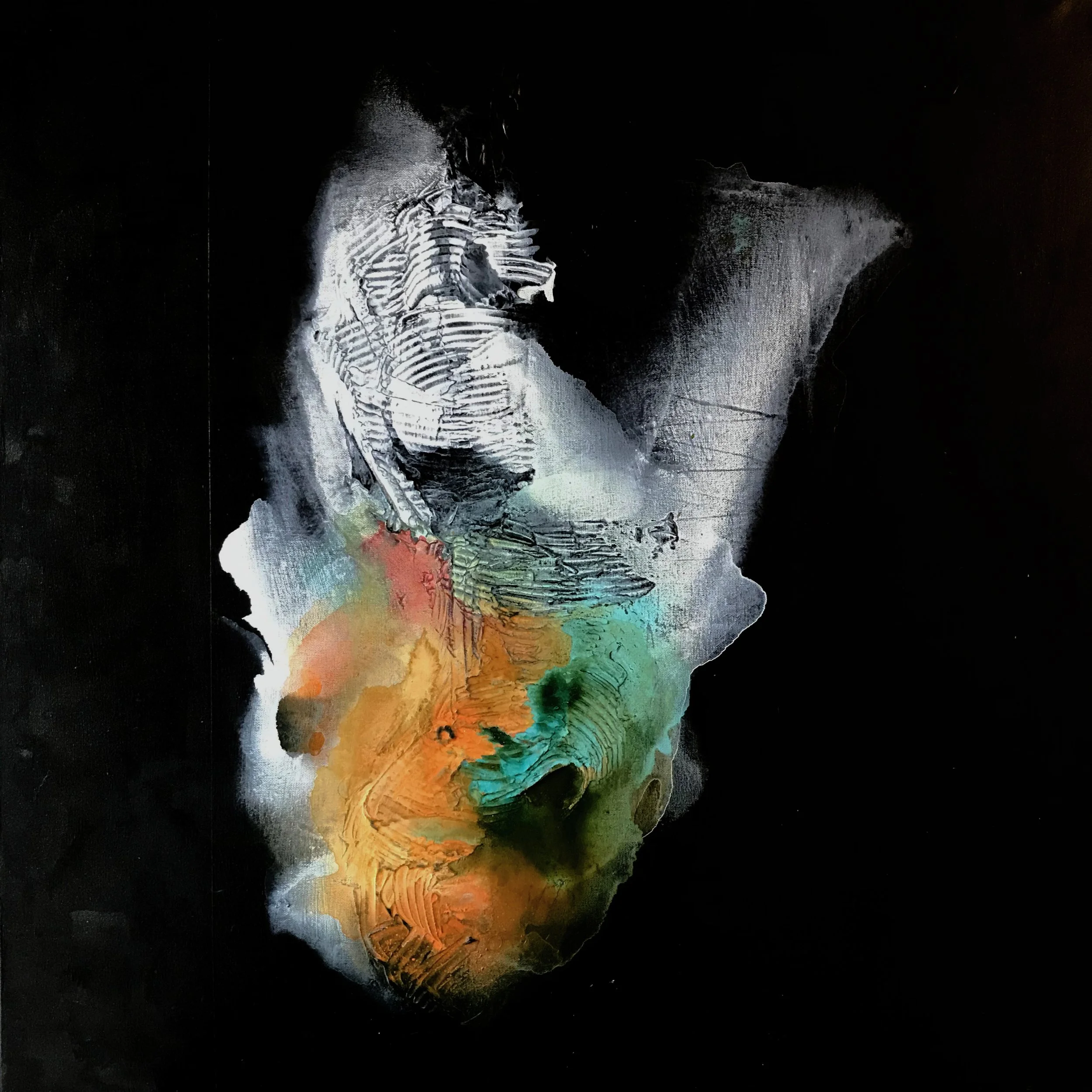 Series #17, What Will Be Is, 36" x 36,"  Acrylic, Impasto On Canvas, 2024