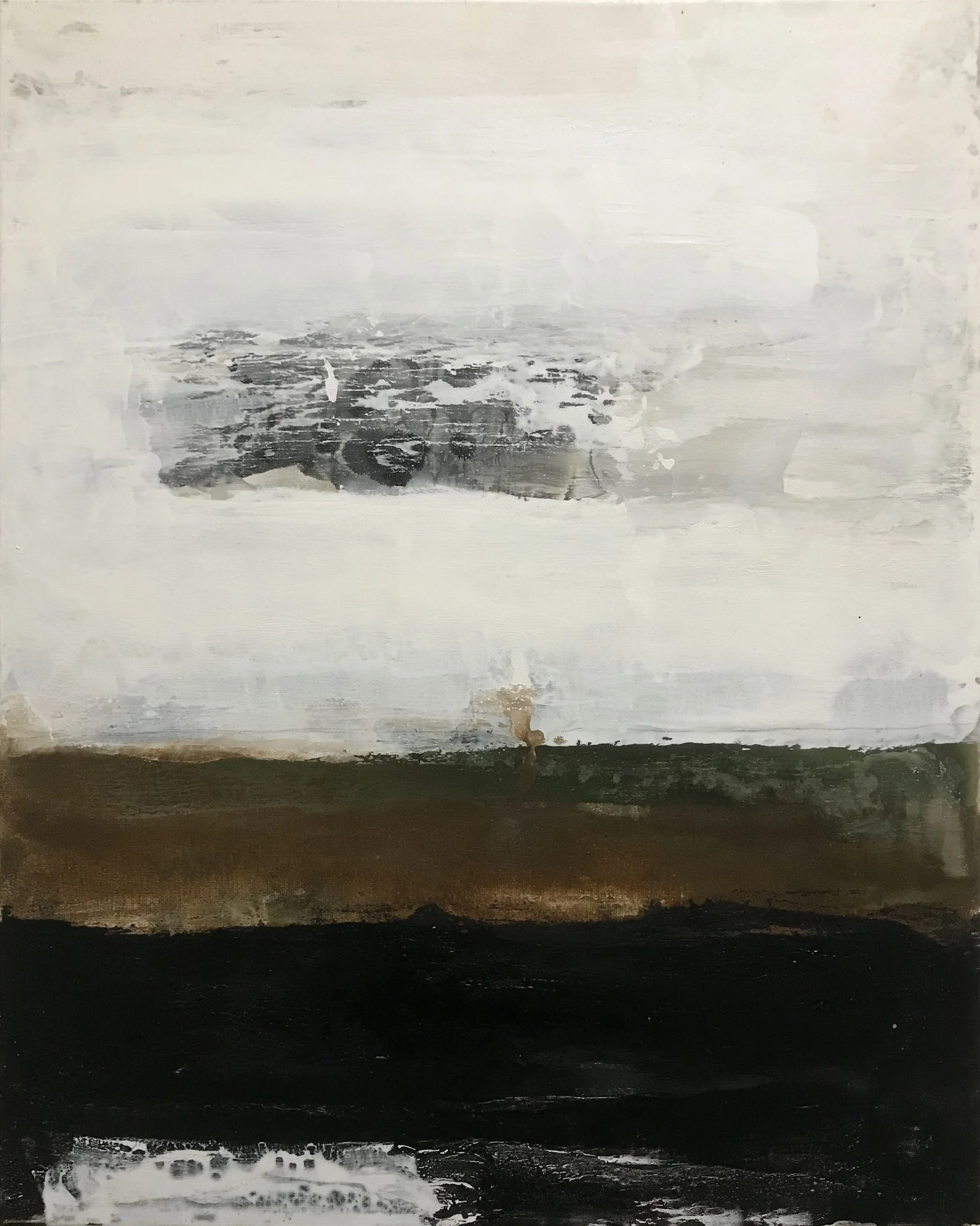 Series 16, The Calm Before, 20" x 16,"  Acrylic On Canvas, 2023