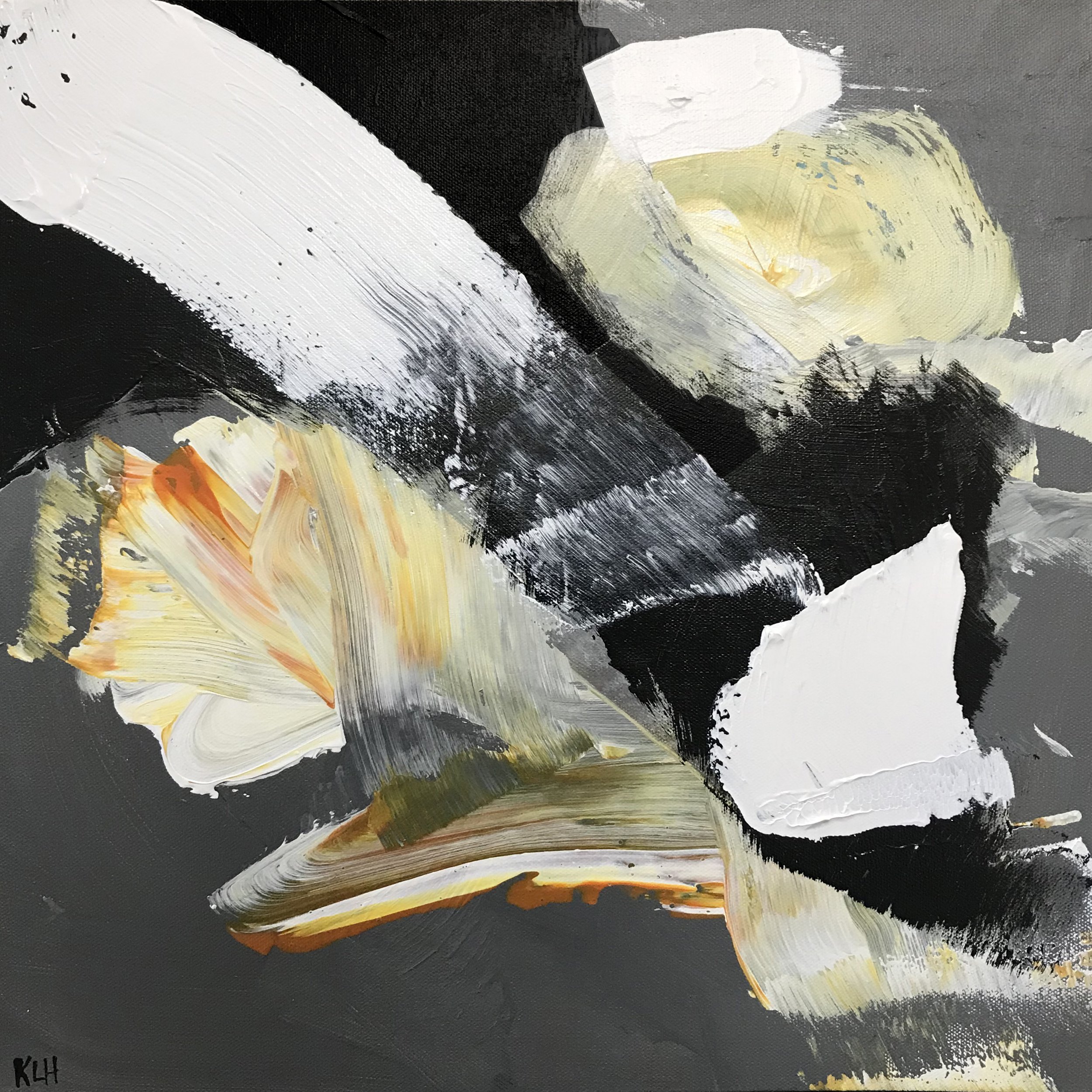 Shout It Out, 18" x 18," acrylic on canvas, 2025