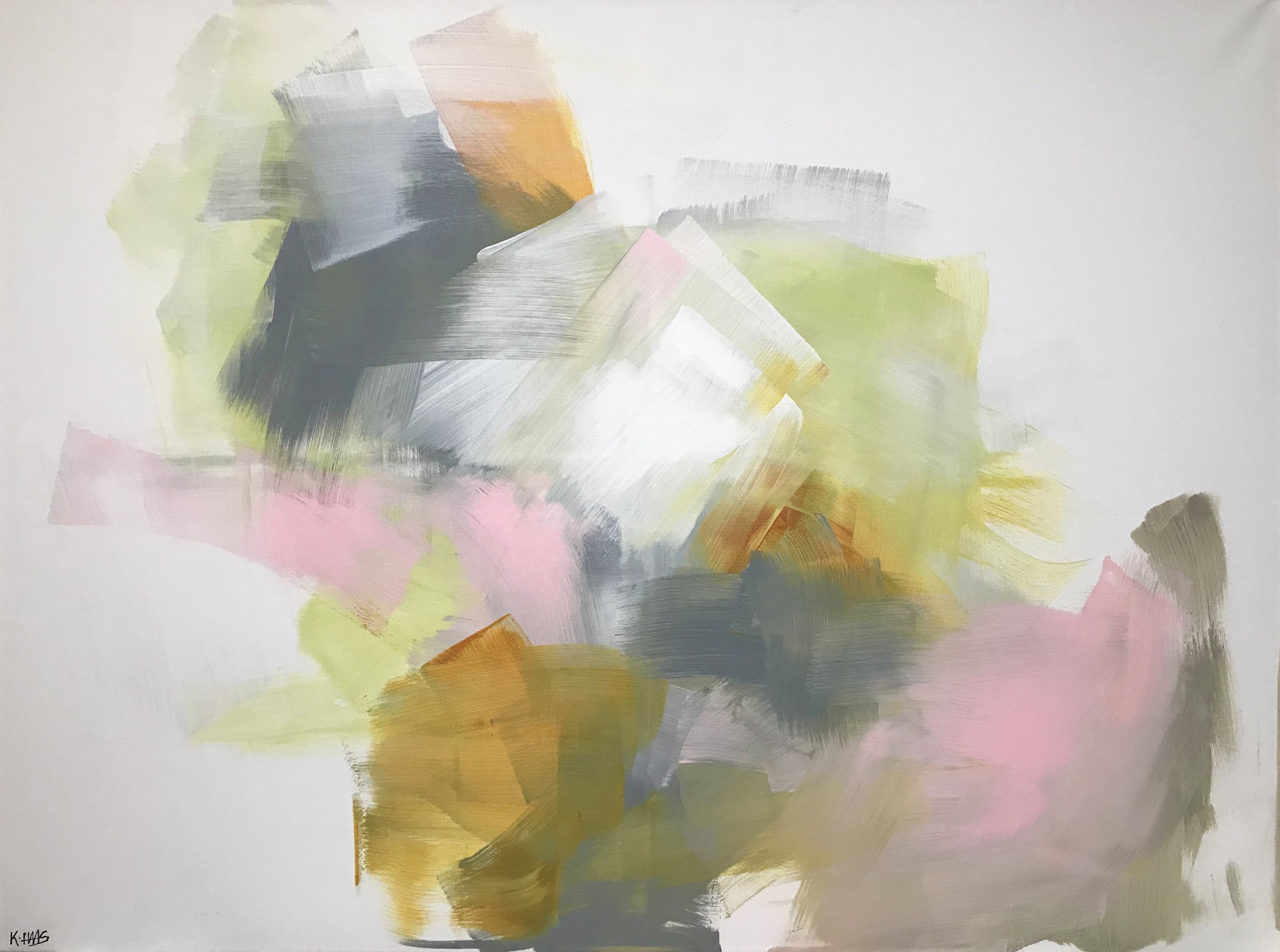 Of & Being, What If All Were True, 36" x 48,"  Acrylic On Canvas