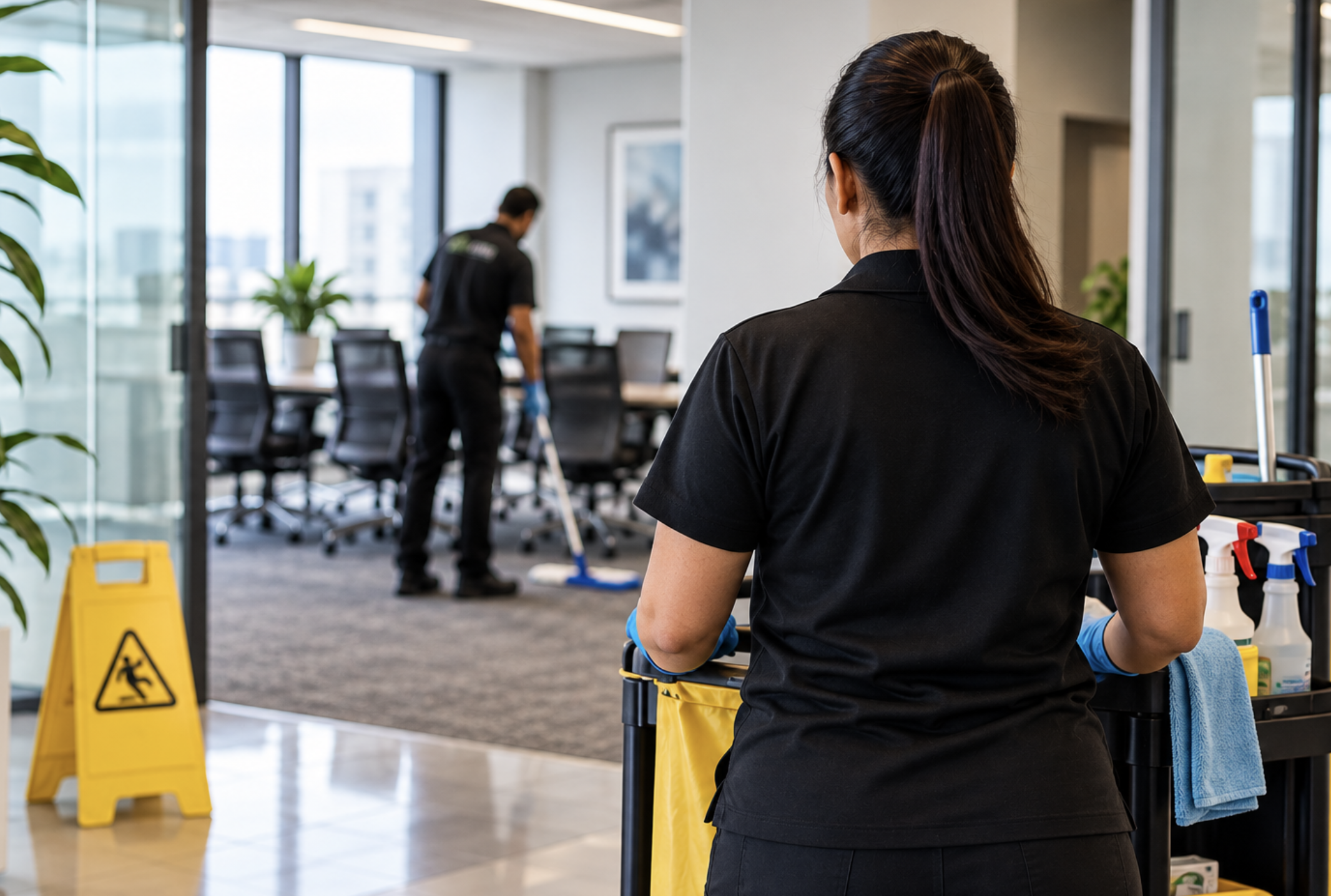 What Happens When a Client’s Regular Janitor Calls Out?
