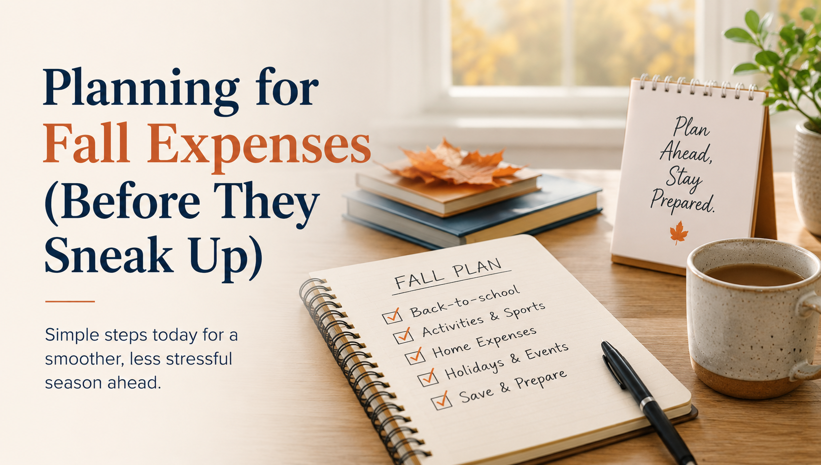 Planning for Fall Expenses (Before They Sneak Up)