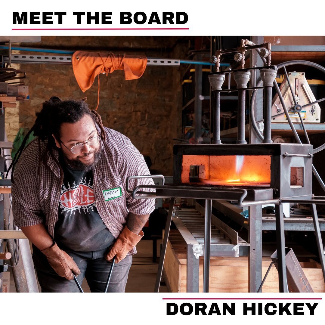 DORAN HICKEY- @blackenstien 
Managing Board Member,he/him

Doran Hickey is an Atlanta native who has been in fabrication since 2015. As the 3rd apprentice to join Mass Collective, he was introduced to the practical skill set that helped him grow to b