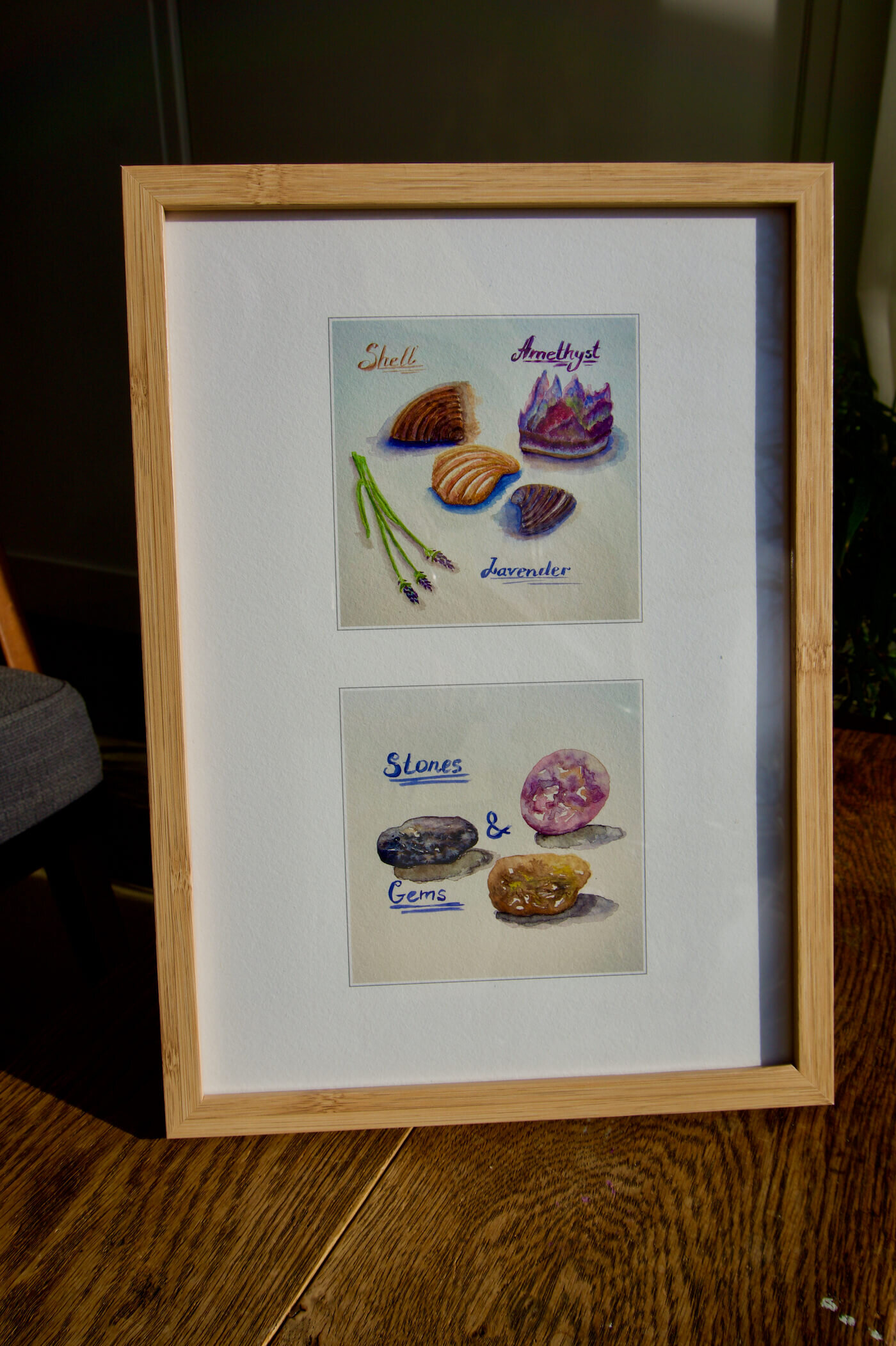 shell_stones and gems prints framed.jpeg