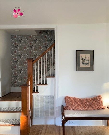 Wallpapering a Stairwell  Tips You Need to Know  The Homes I Have Made