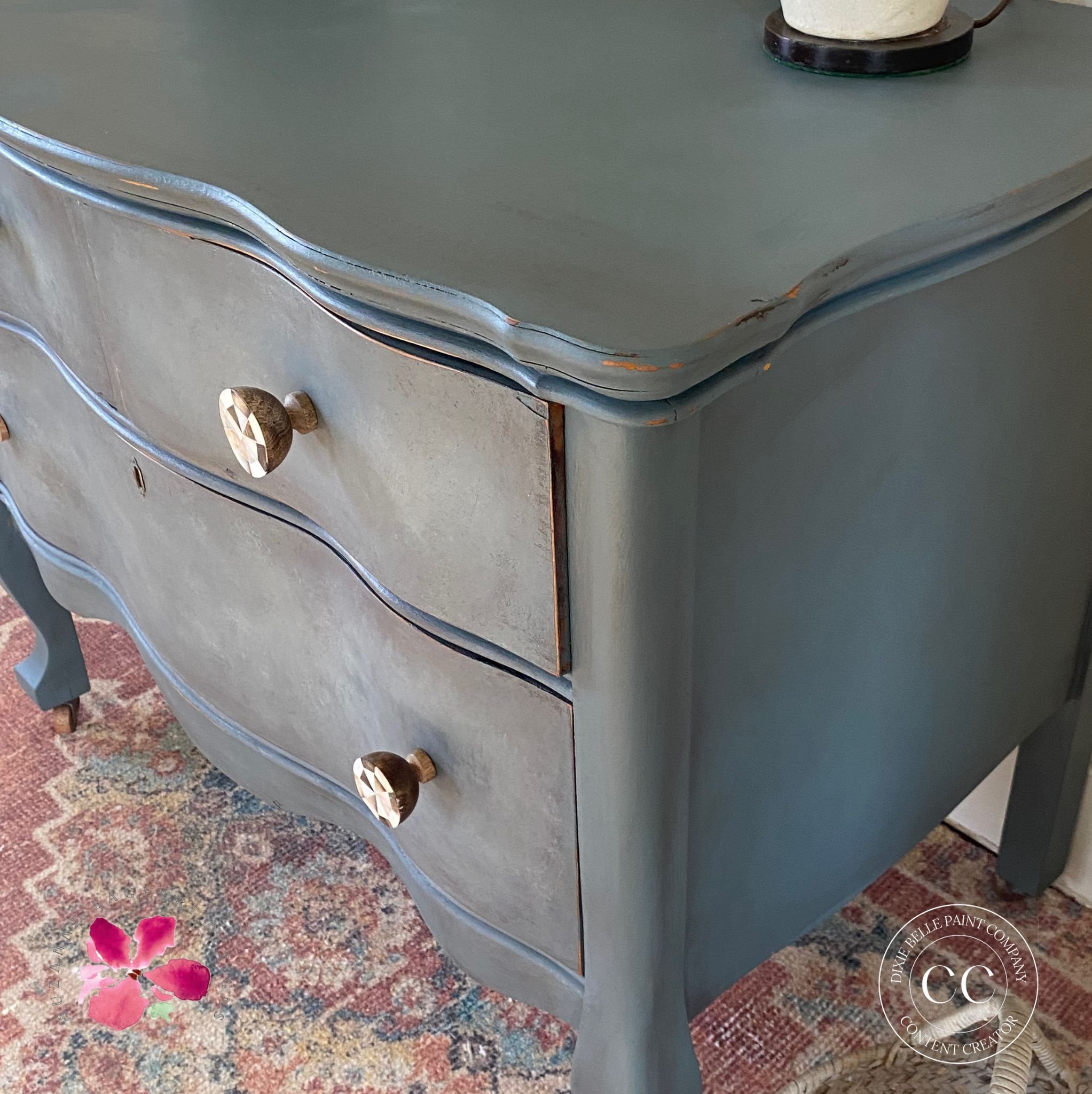 Cottage Dresser Makeover — Suzanne Bagheri @The Painted Drawer