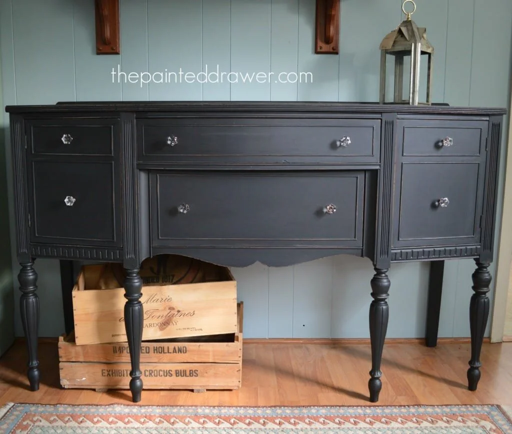 Lamp Black Sideboard