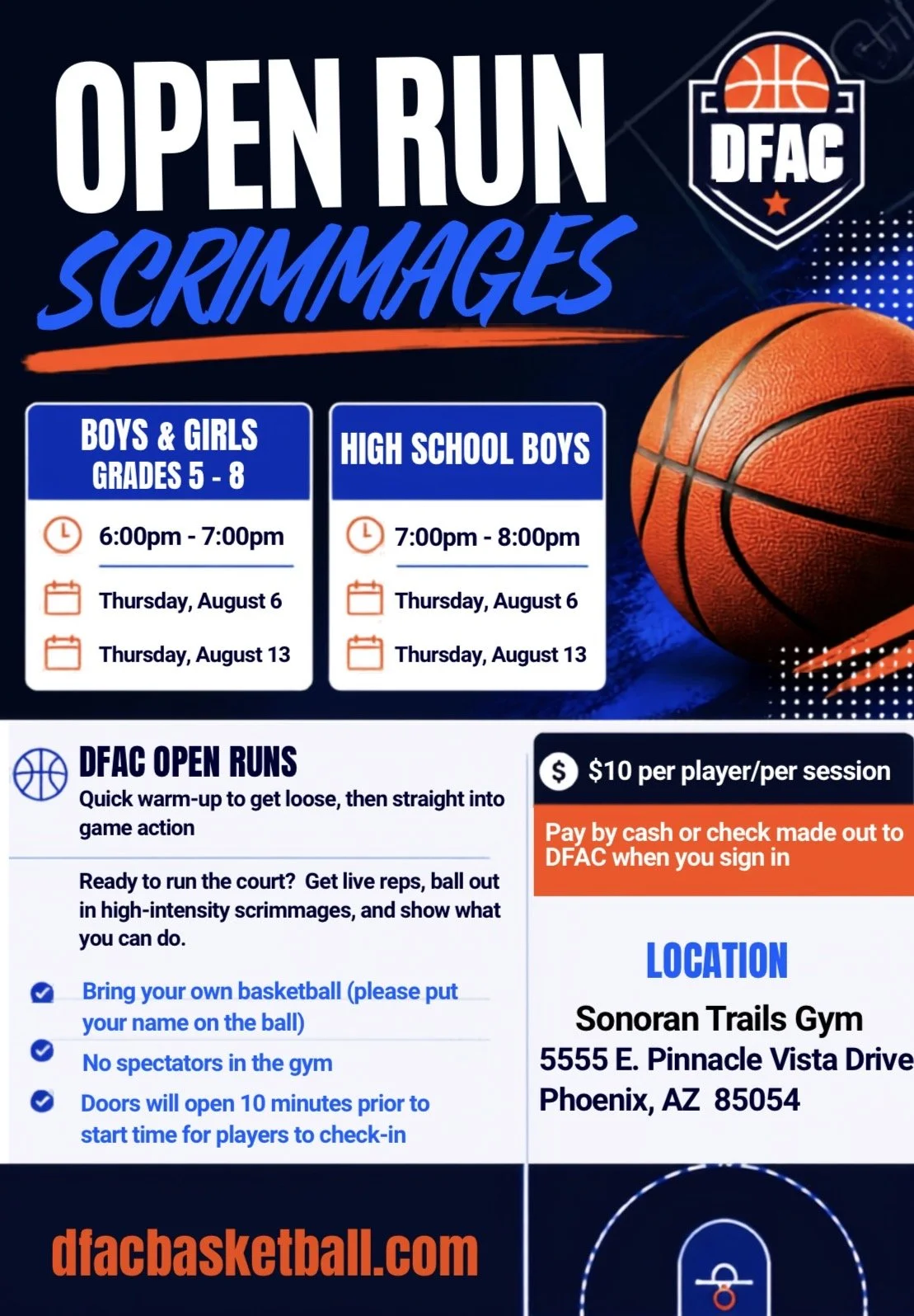 August 2026 Open Run