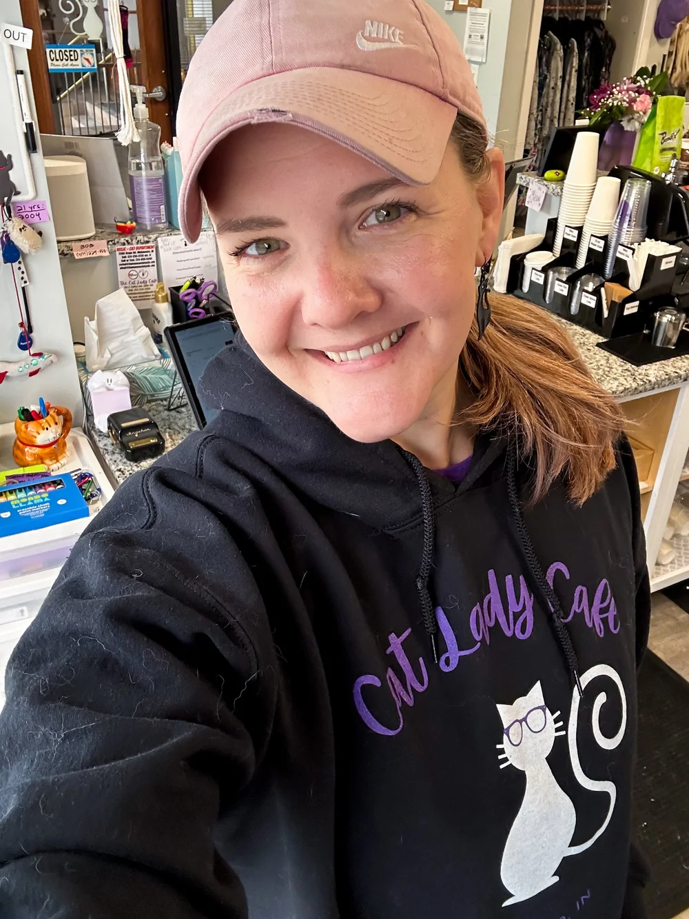 Cat Lady Cafe Hoodie — The Cat Lady Cafe