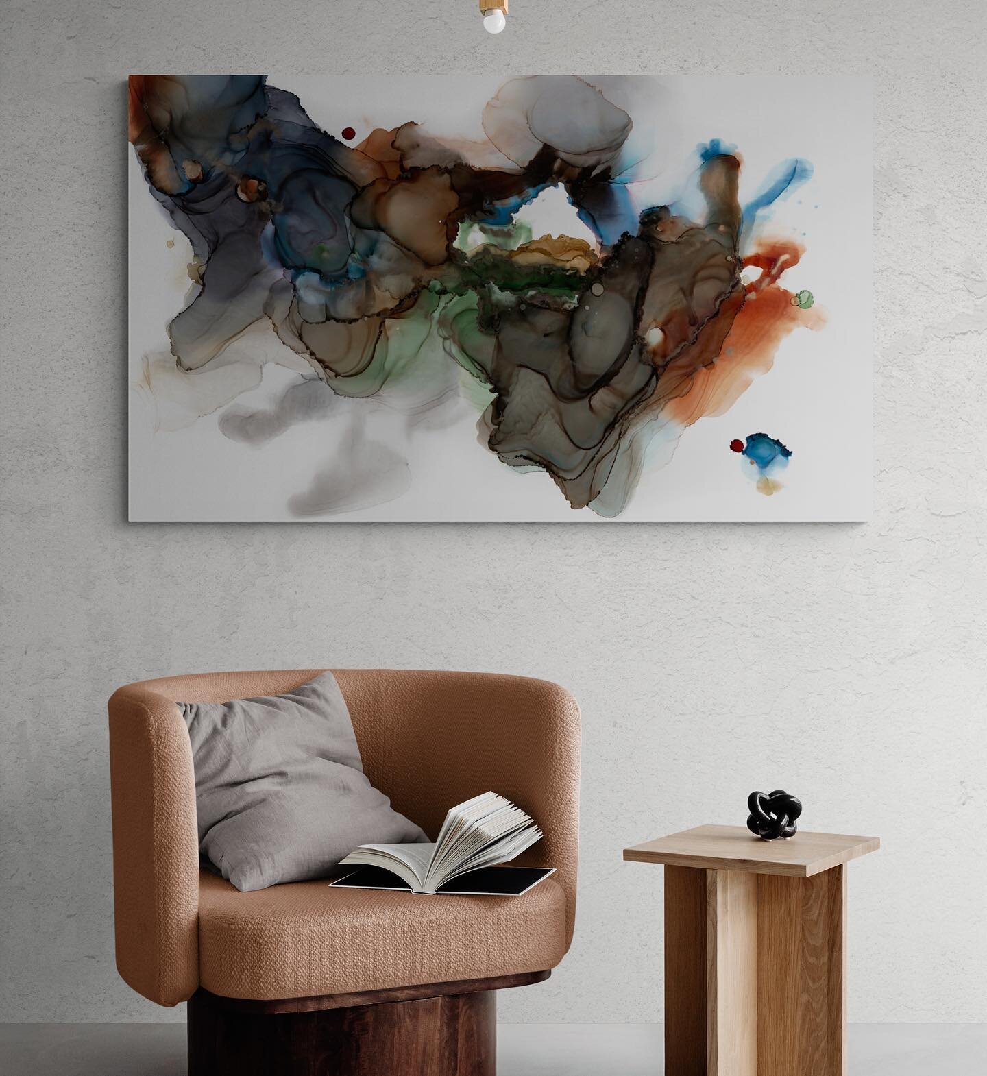 Ink Blot
36&rdquo; x 60&rdquo;
Ink and resin on wood panel
Available😊