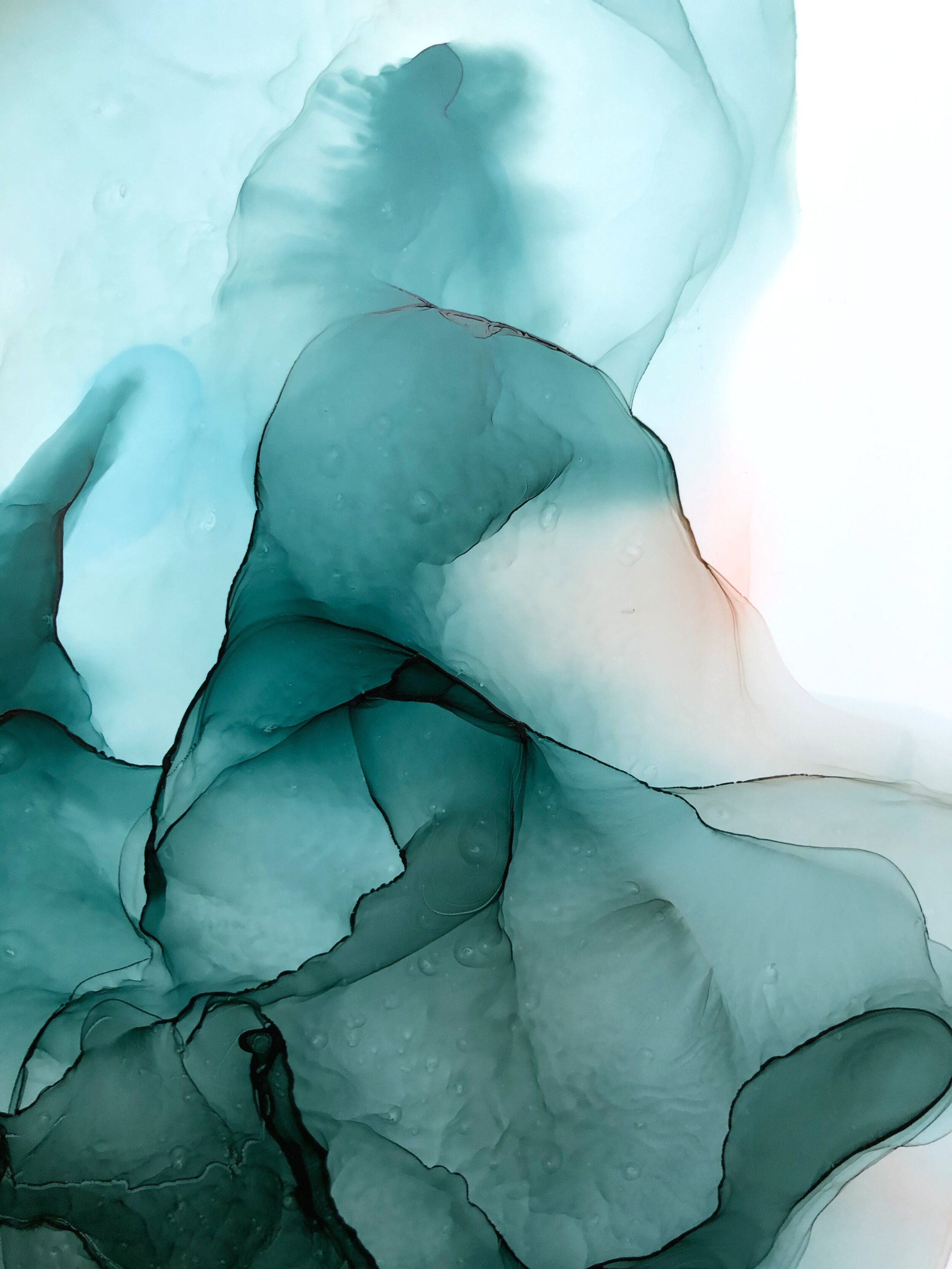 Teal and touch of peach.jpg